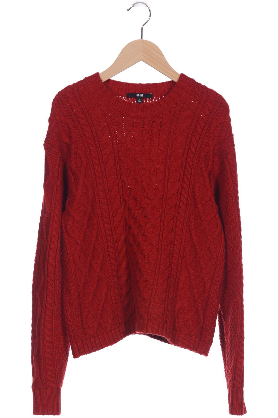 

uniqlo Damen Pullover, rot, Gr. 34