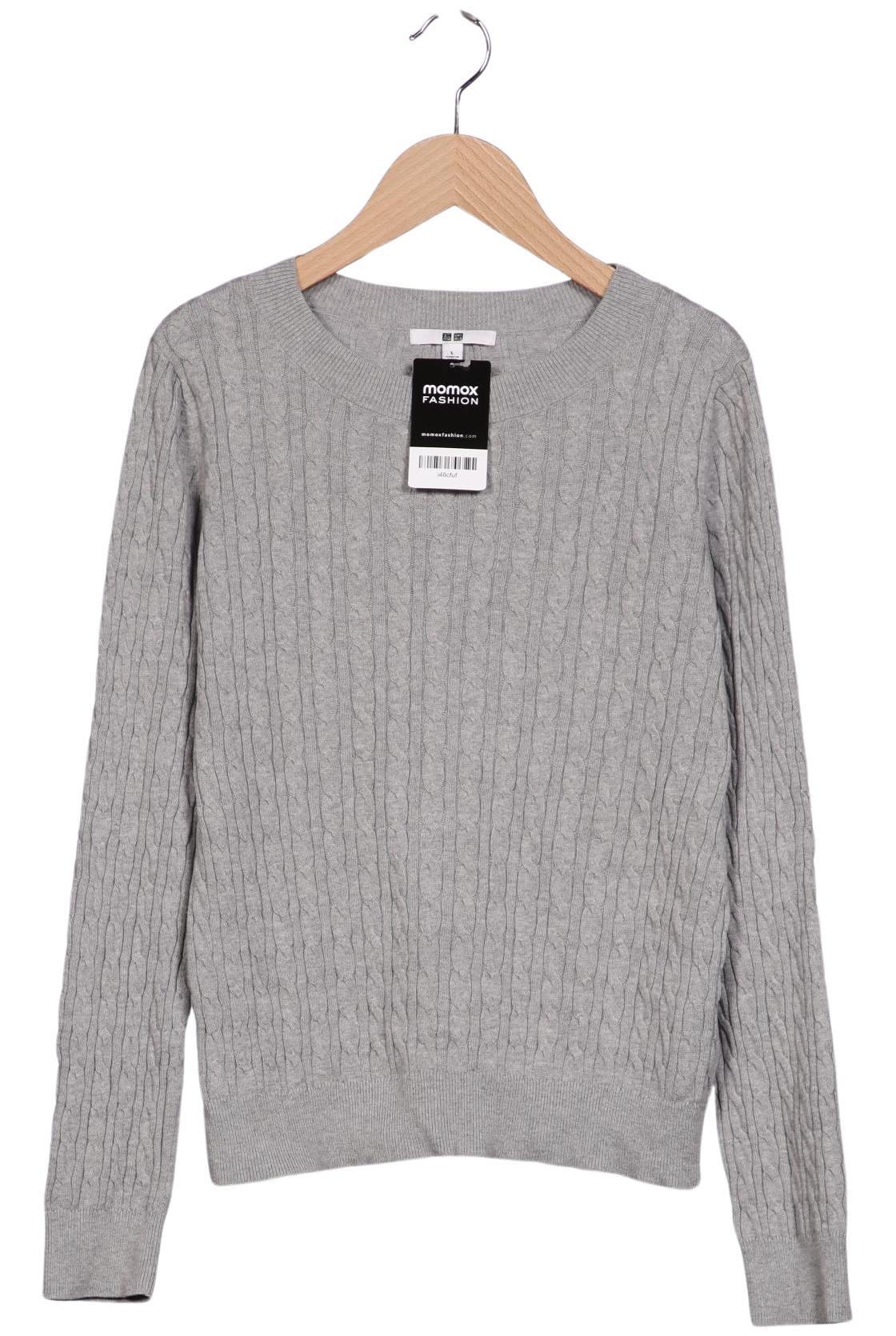 

uniqlo Damen Pullover, grau, Gr. 42