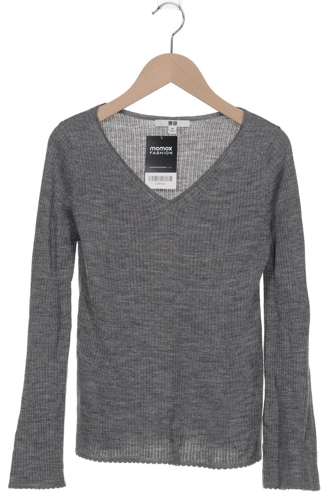 

uniqlo Damen Pullover, grau, Gr. 34