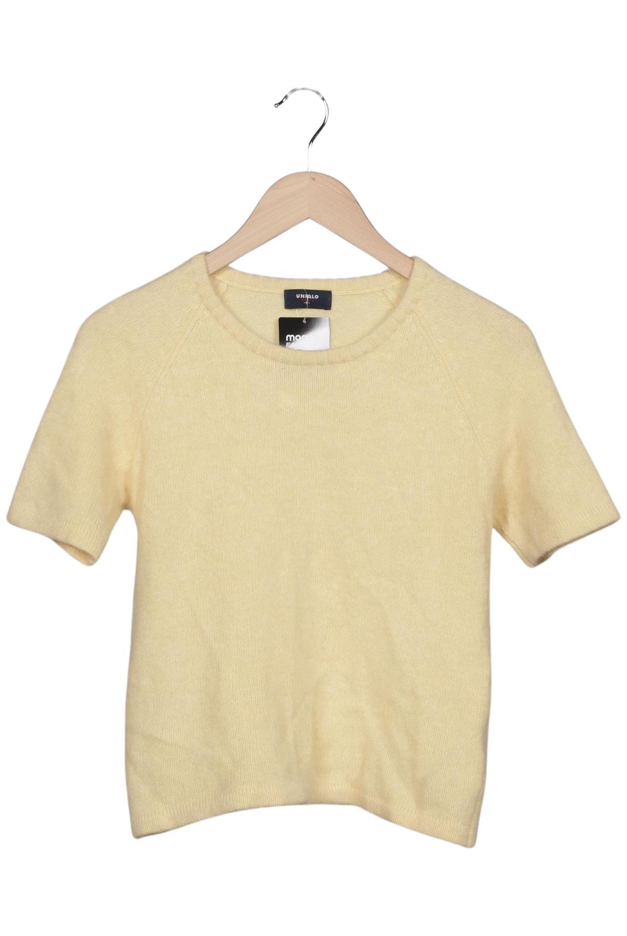 

uniqlo Damen Pullover, gelb, Gr. 38