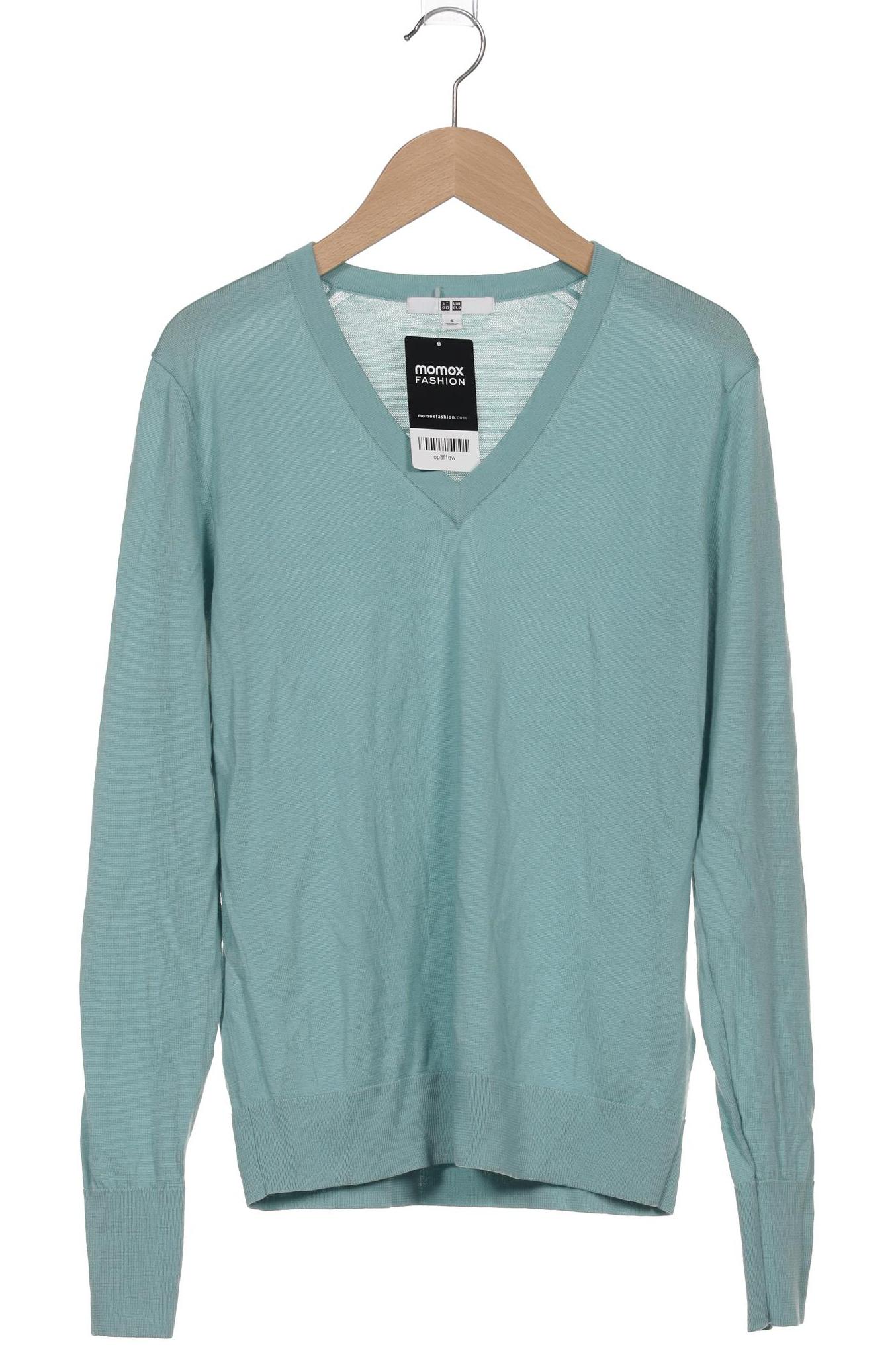 

uniqlo Damen Pullover, türkis, Gr. 36