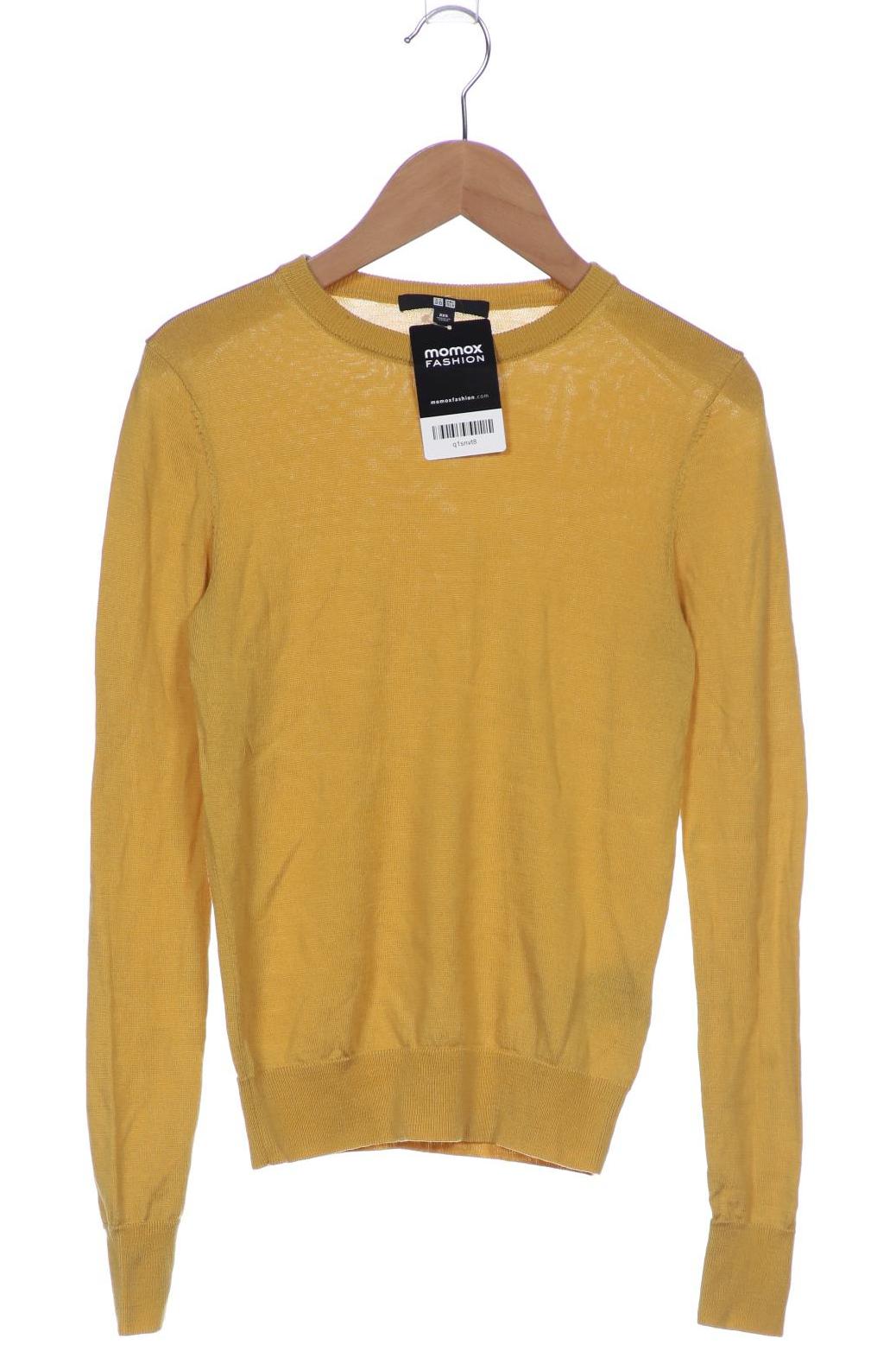 

uniqlo Damen Pullover, gelb, Gr. 32