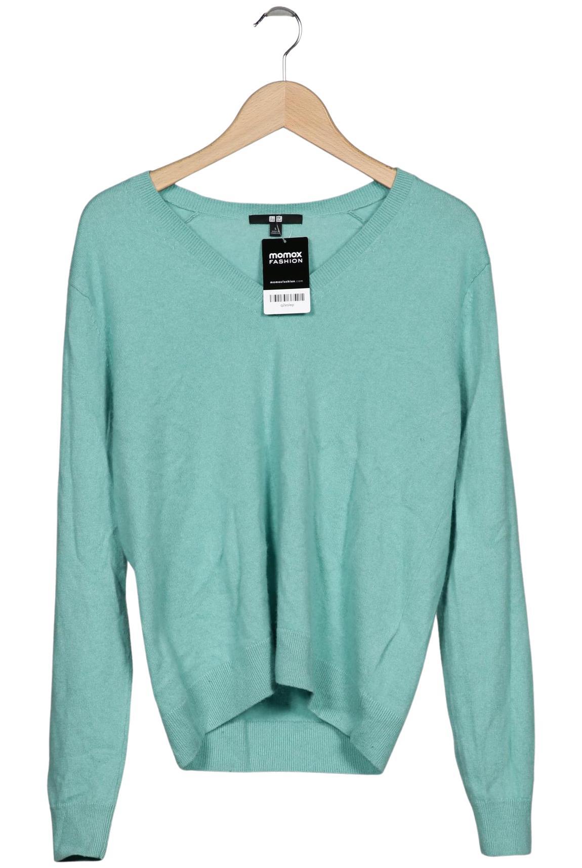 

uniqlo Damen Pullover, türkis, Gr. 42