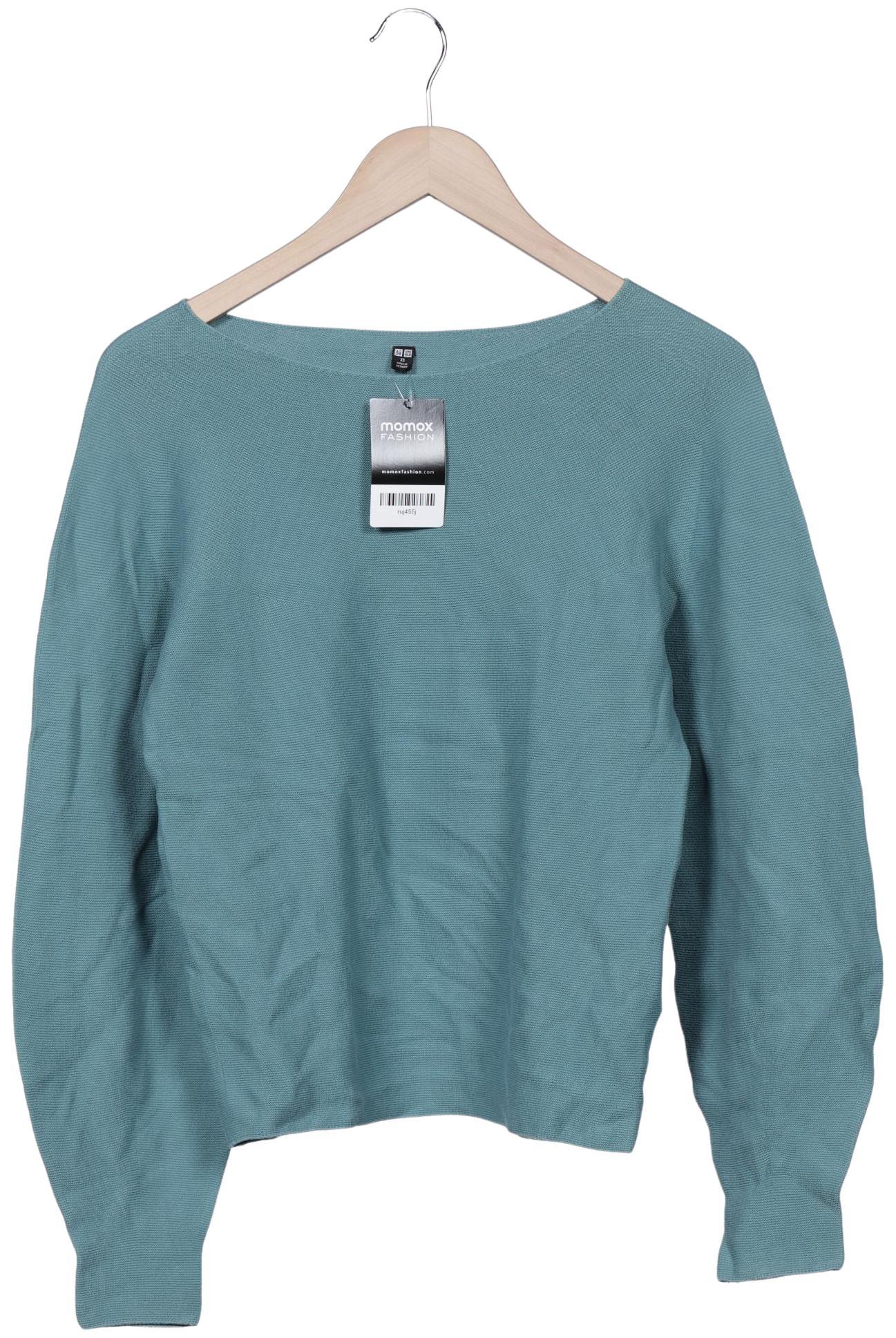 

uniqlo Damen Pullover, türkis, Gr. 34