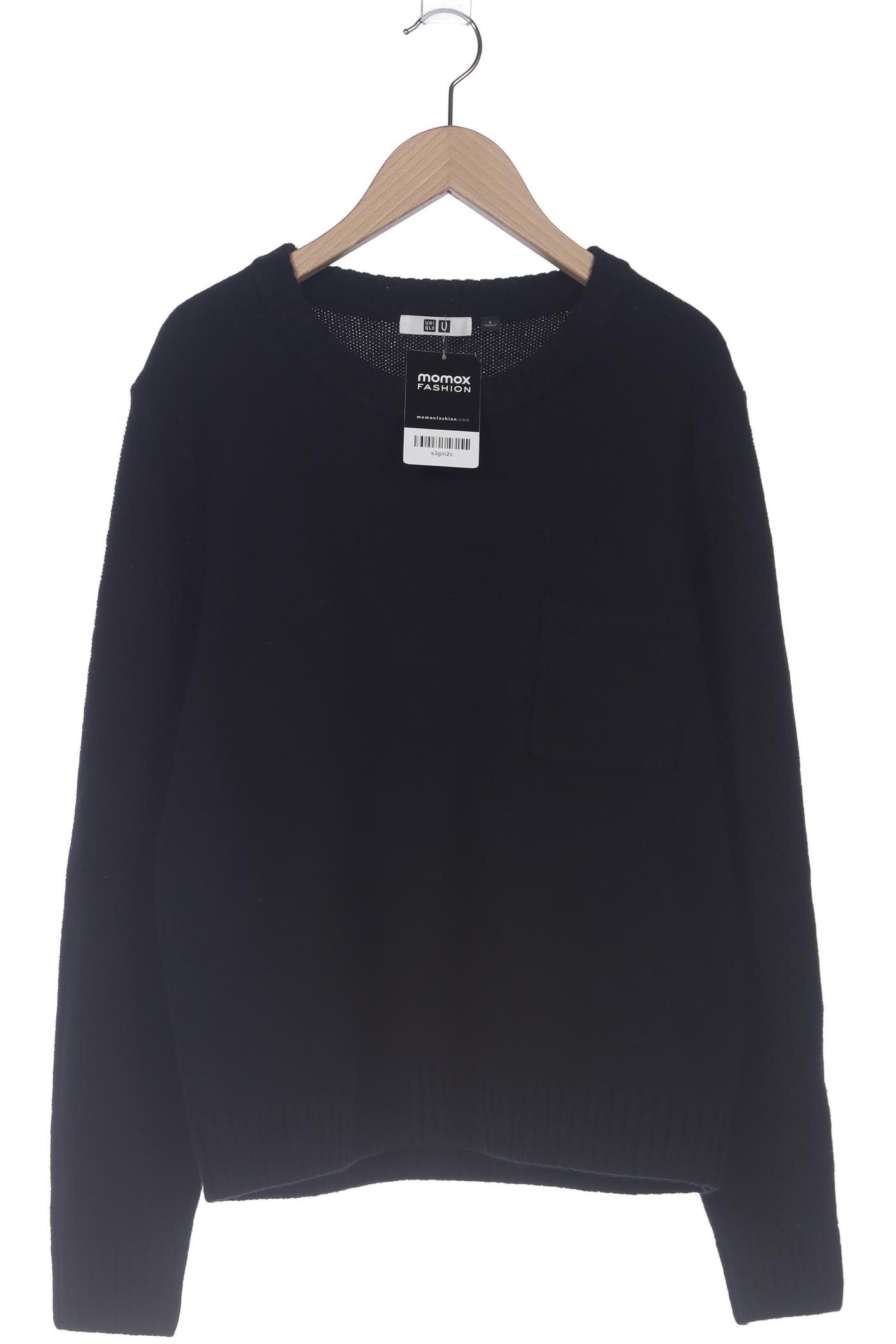 

uniqlo Damen Pullover, schwarz, Gr. 42