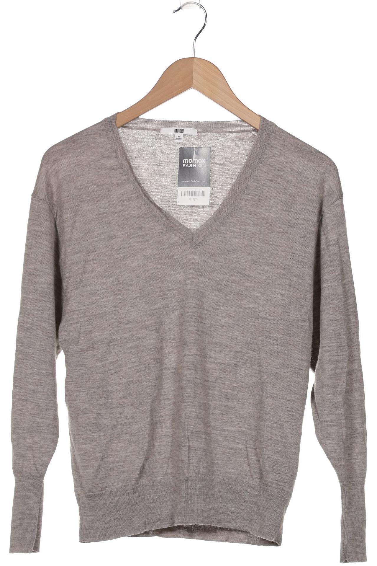 

uniqlo Damen Pullover, grau, Gr. 34