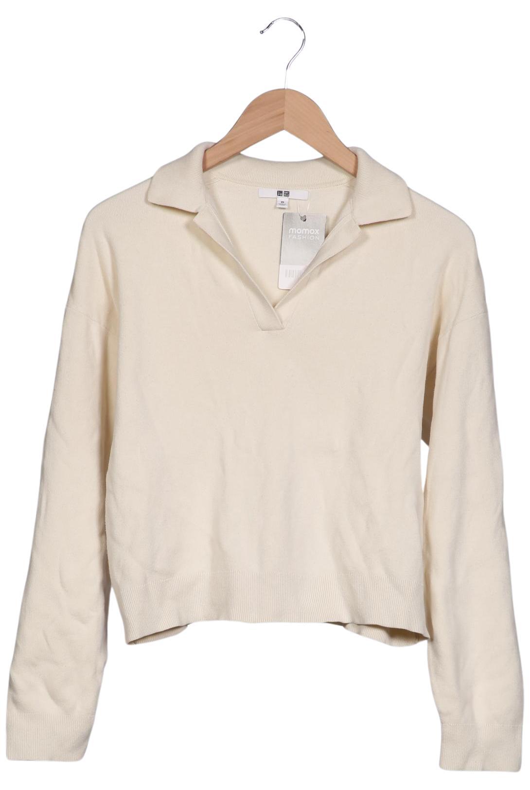 

uniqlo Damen Pullover, cremeweiß, Gr. 34