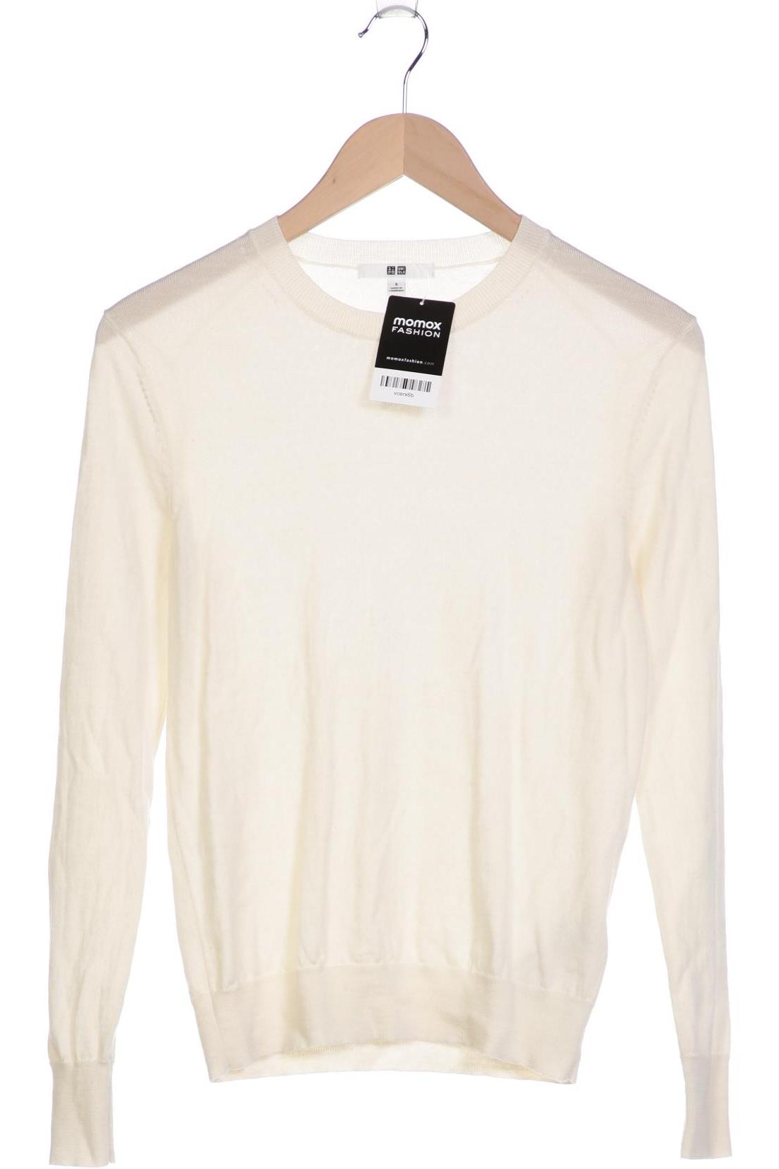 

uniqlo Damen Pullover, cremeweiß, Gr. 36