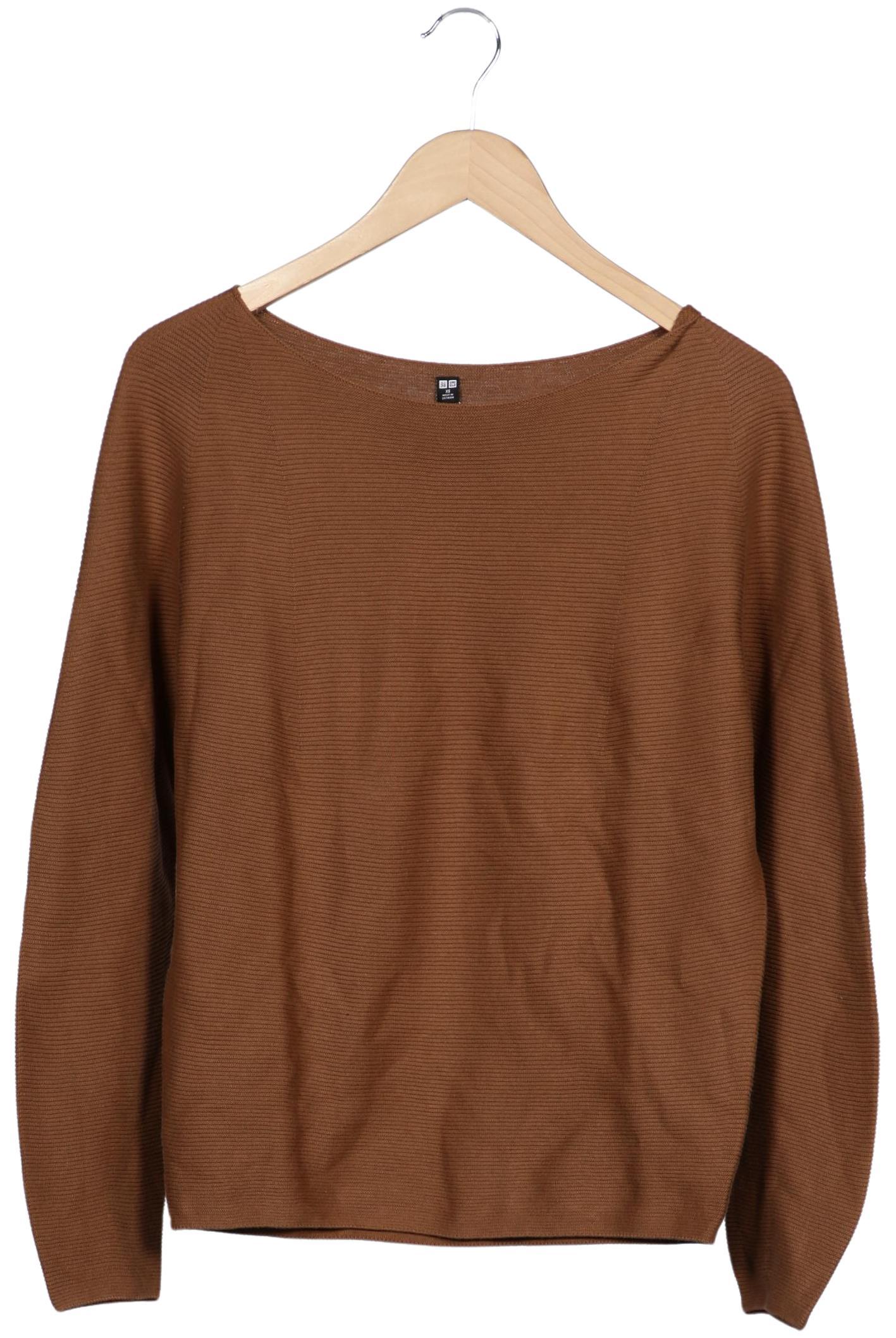 

uniqlo Damen Pullover, braun, Gr. 34