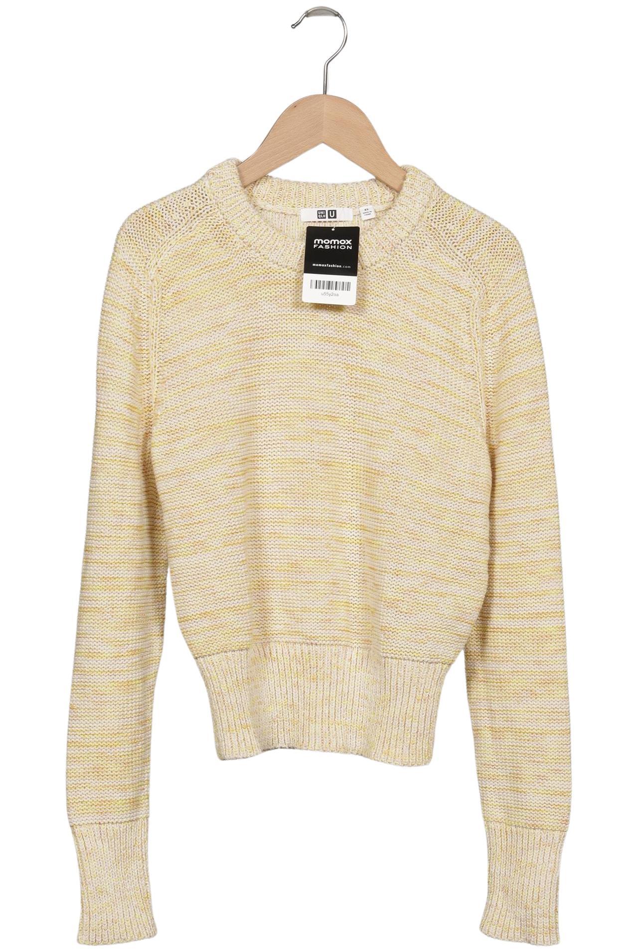 

uniqlo Damen Pullover, gelb, Gr. 34