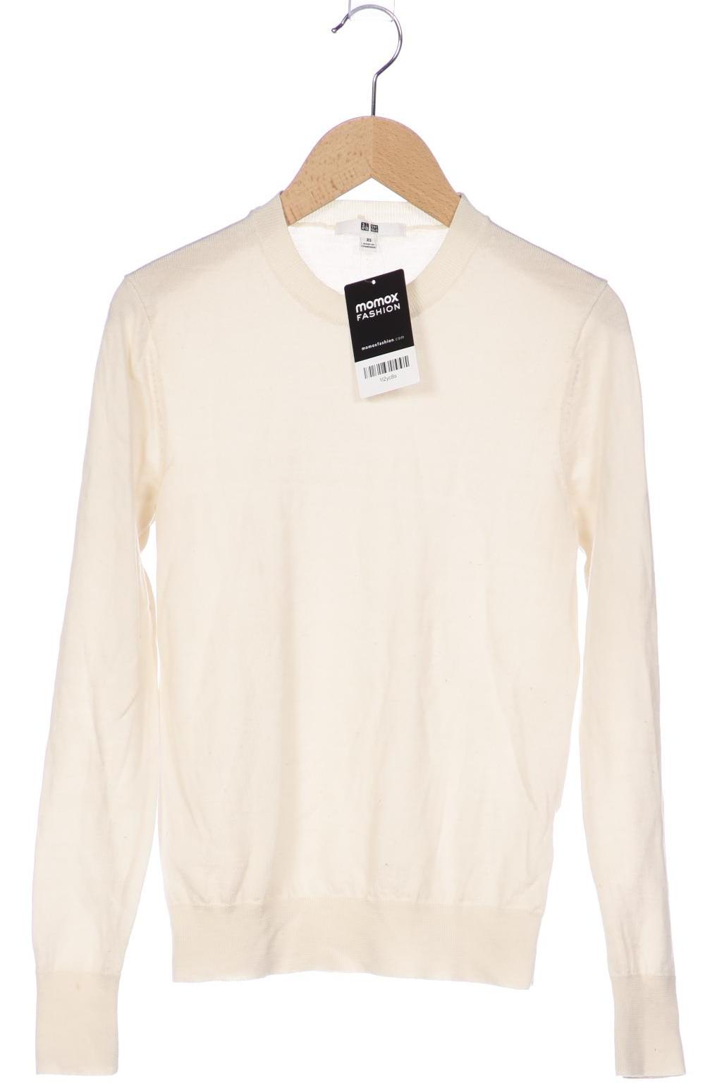 

uniqlo Damen Pullover, cremeweiß, Gr. 34