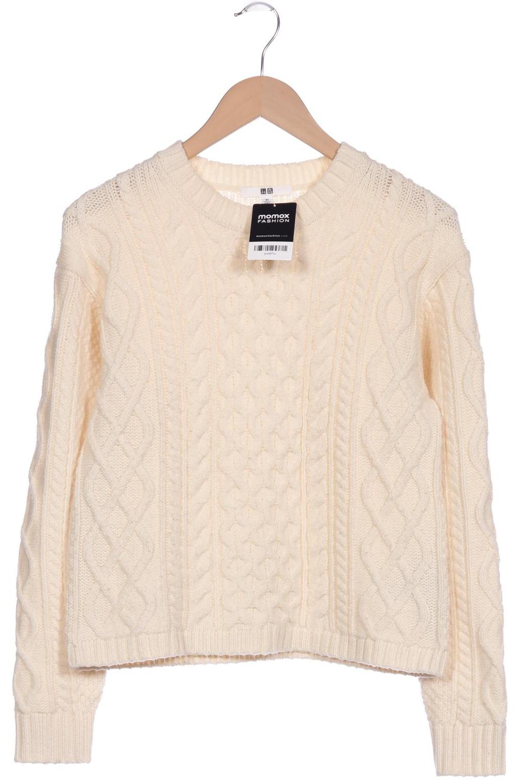 

uniqlo Damen Pullover, cremeweiß, Gr. 34
