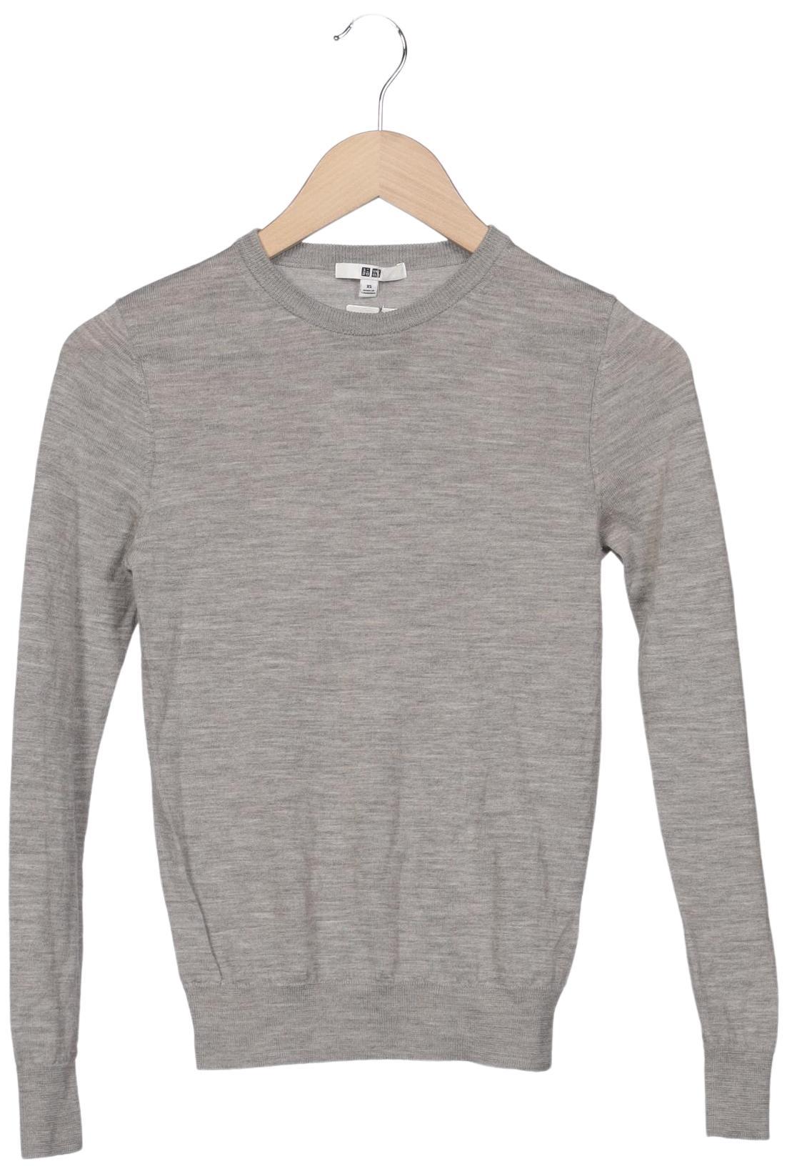 

uniqlo Damen Pullover, grau, Gr. 34