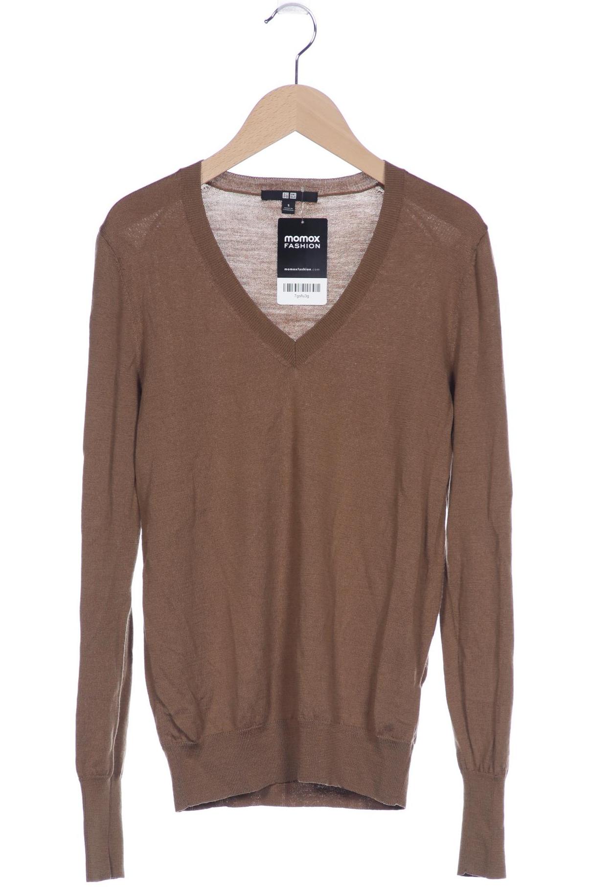 

uniqlo Damen Pullover, braun, Gr. 36