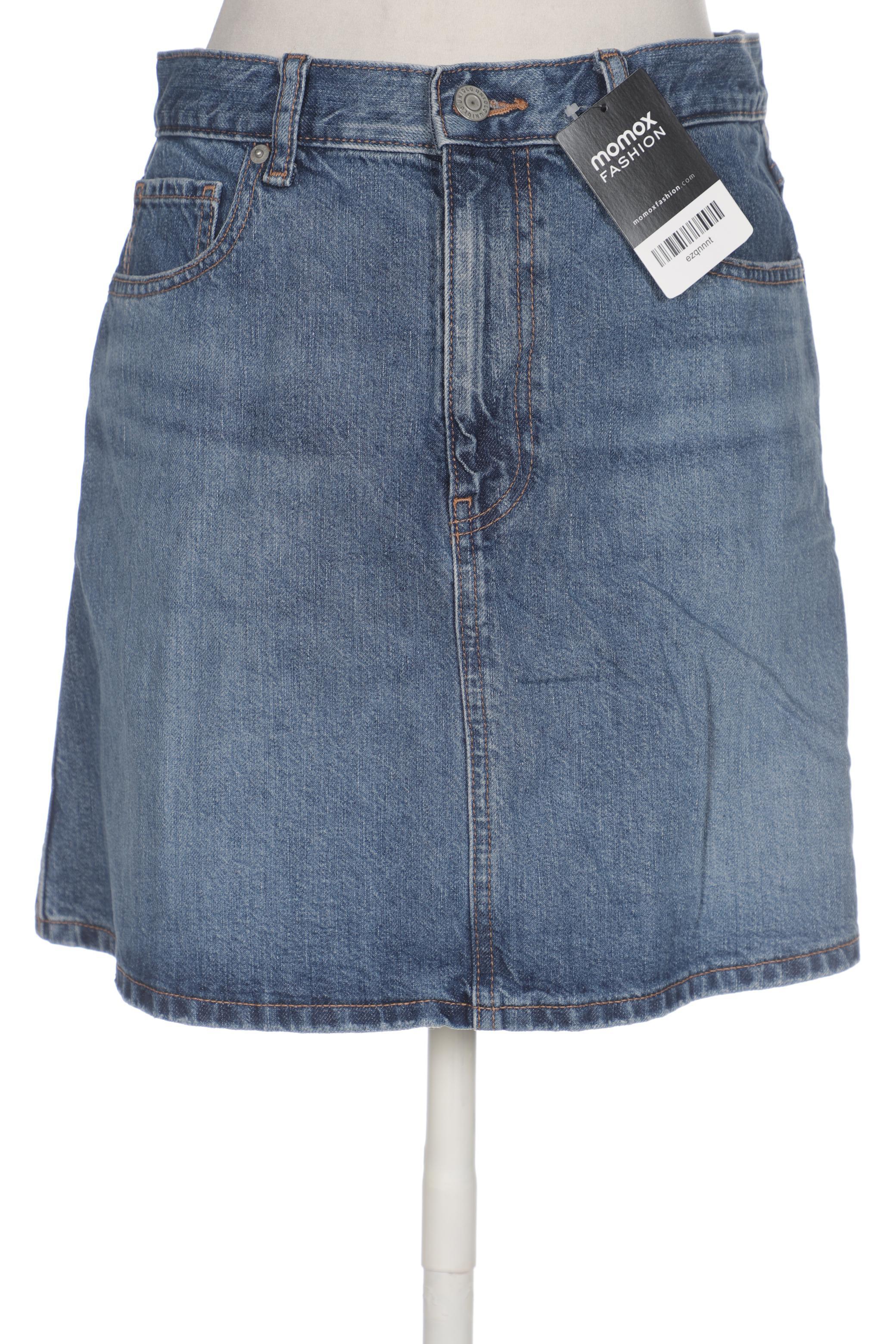 

uniqlo Damen Rock, blau, Gr. 27