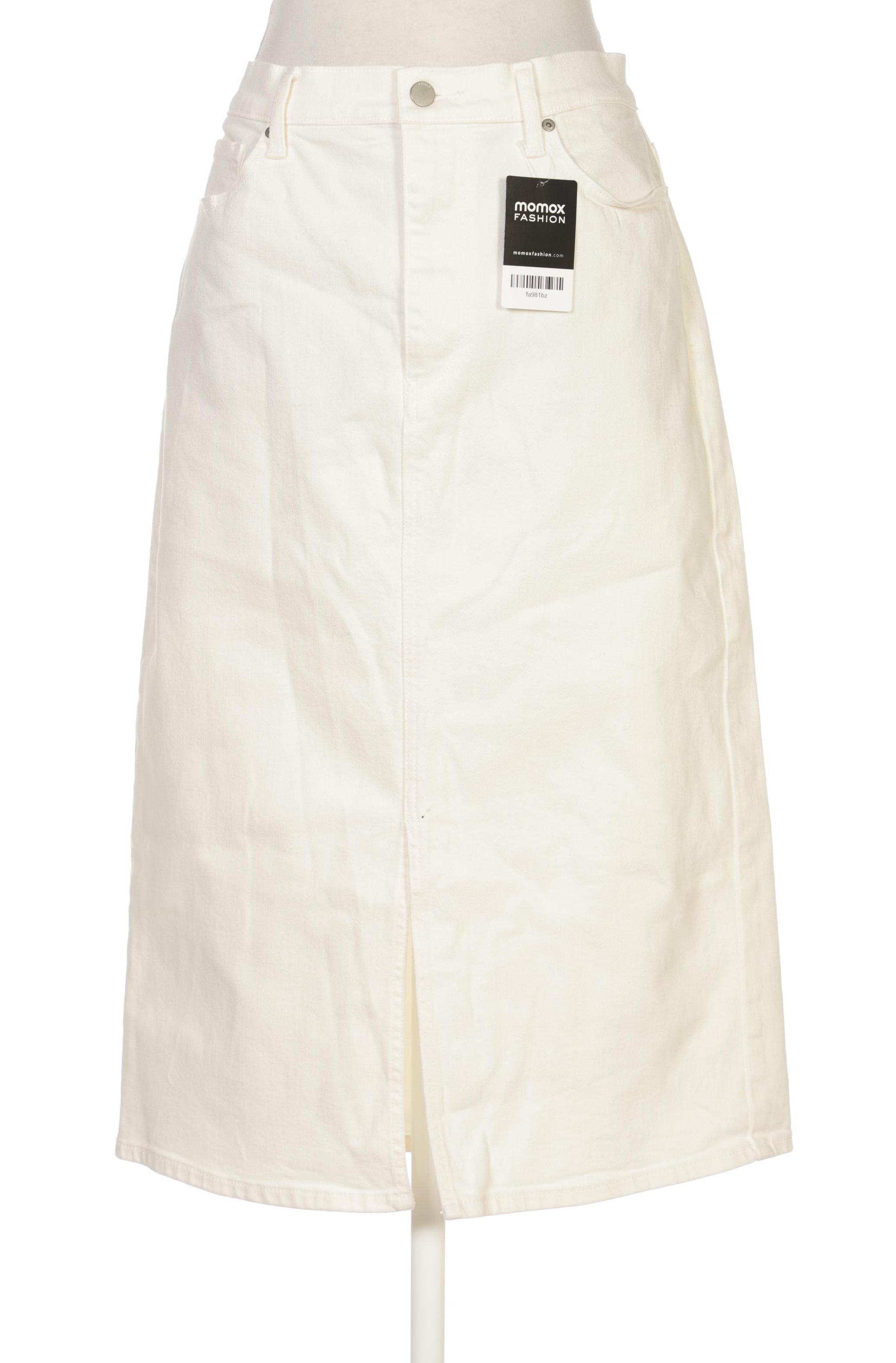 

uniqlo Damen Rock, cremeweiß, Gr. 30