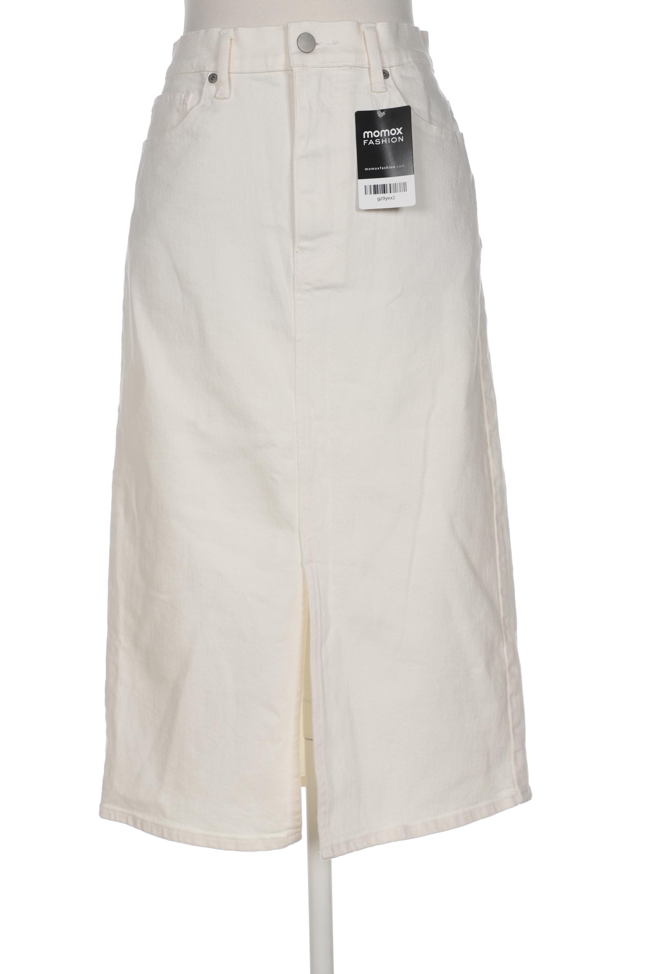 

uniqlo Damen Rock, weiß, Gr. 28
