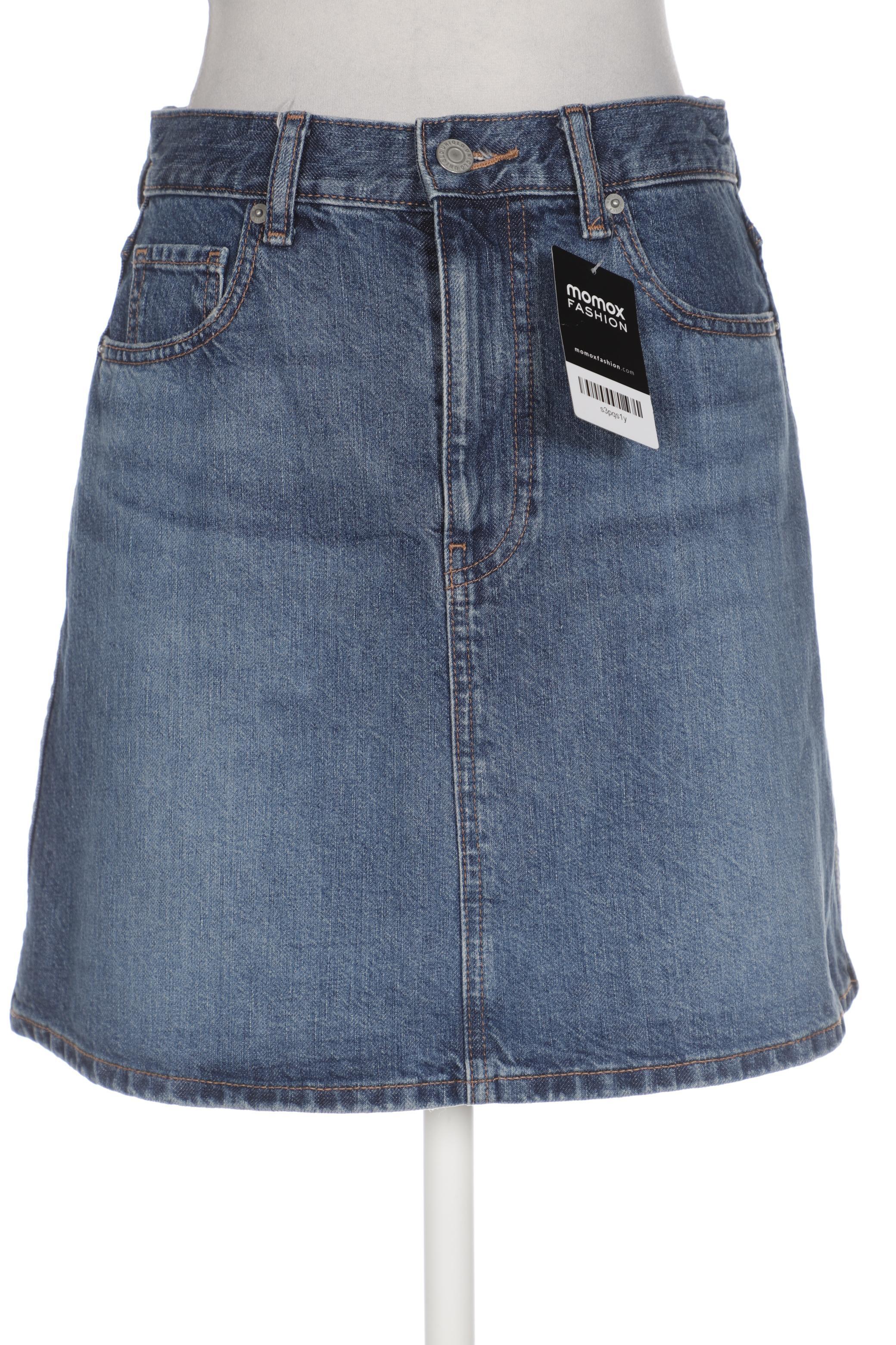 

uniqlo Damen Rock, marineblau, Gr. 24