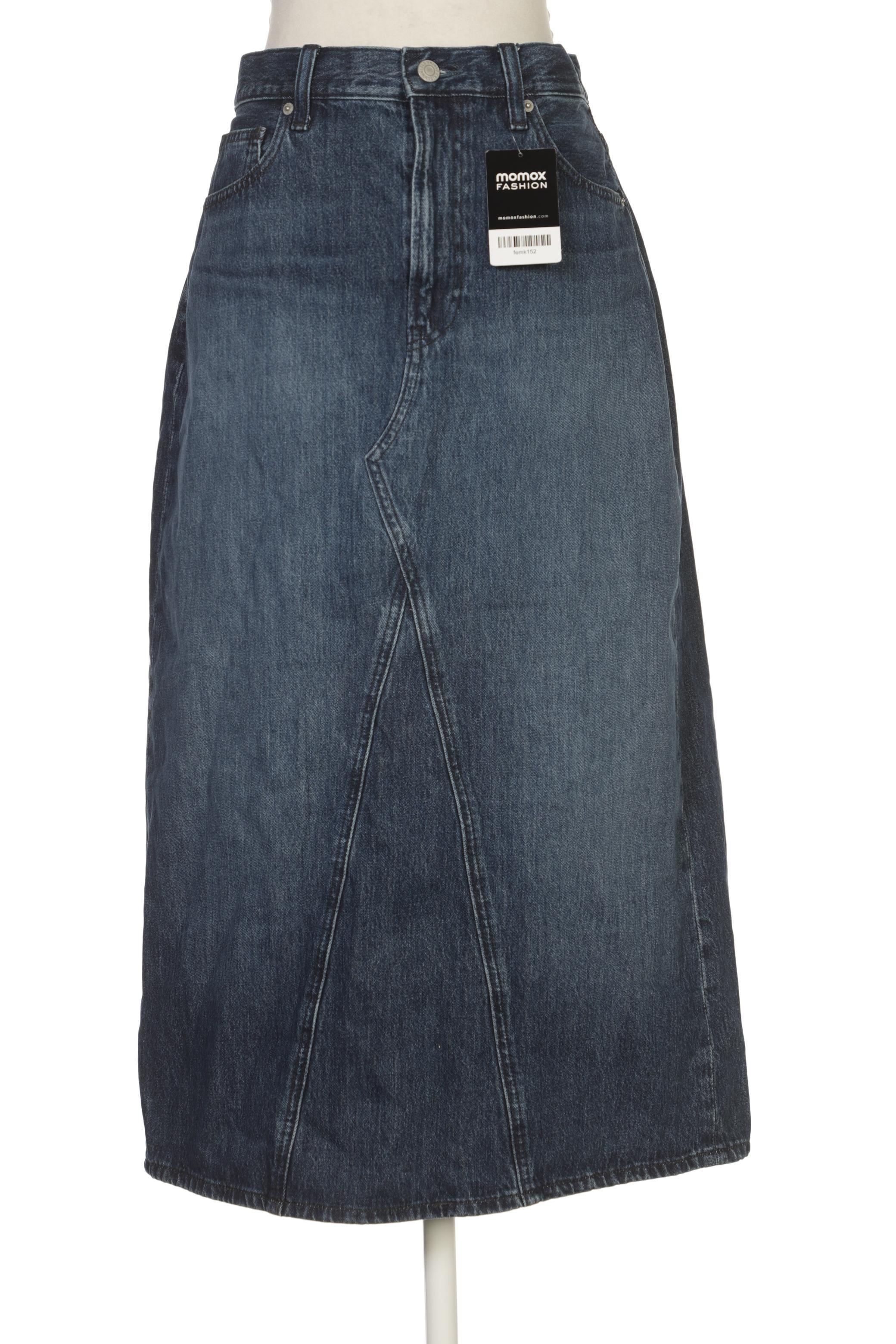 

uniqlo Damen Rock, marineblau, Gr. 28