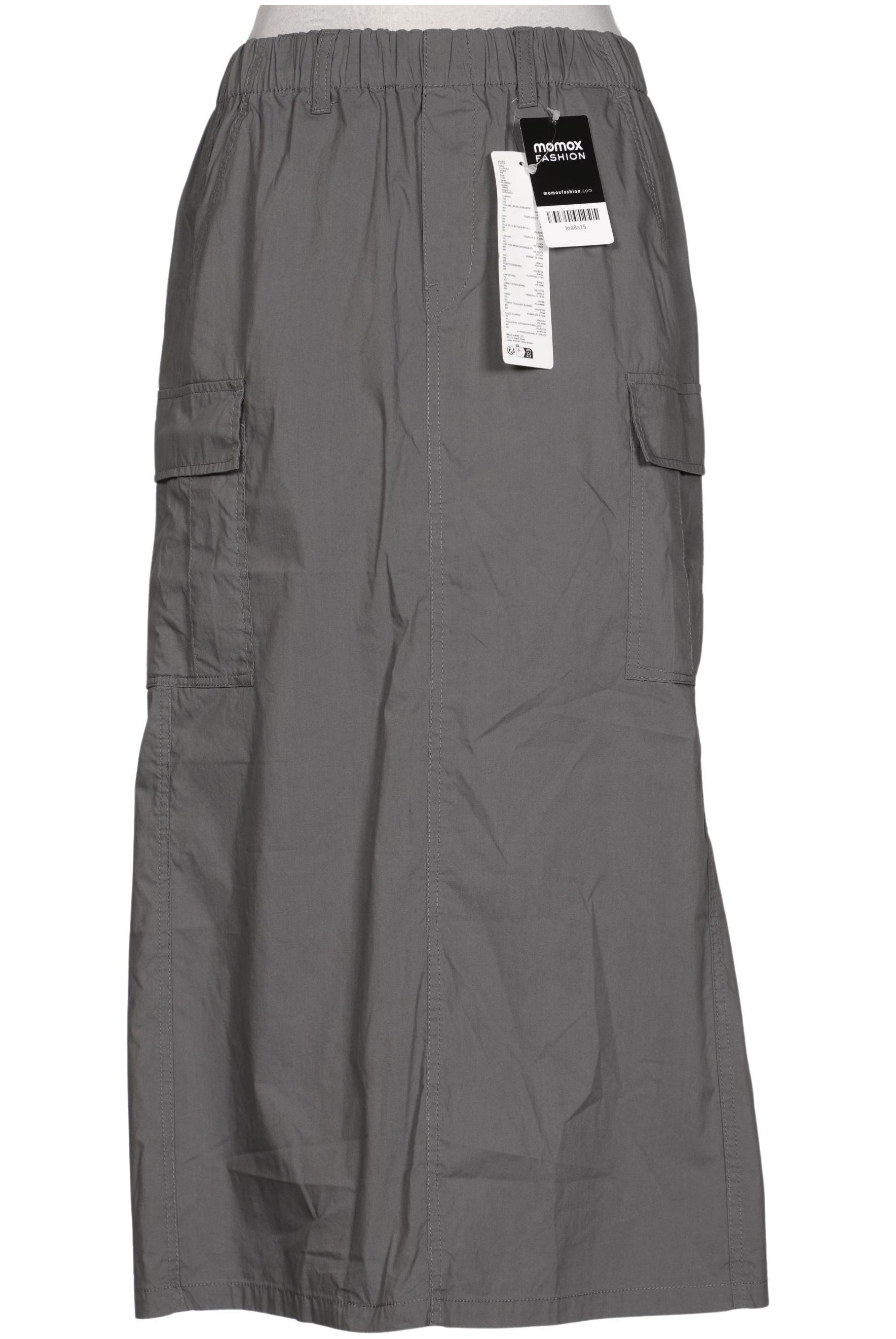 

uniqlo Damen Rock, grau, Gr. 34