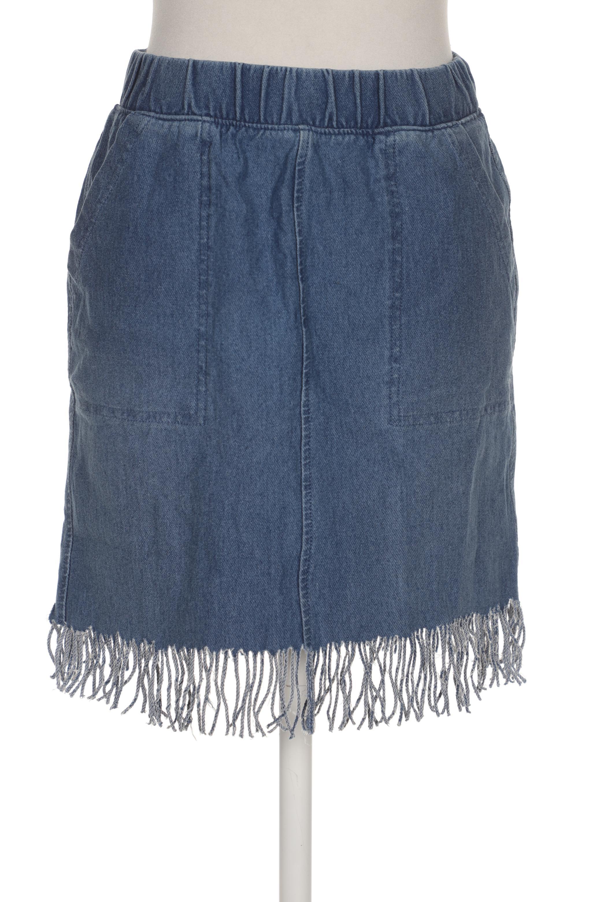 

uniqlo Damen Rock, blau, Gr. 34