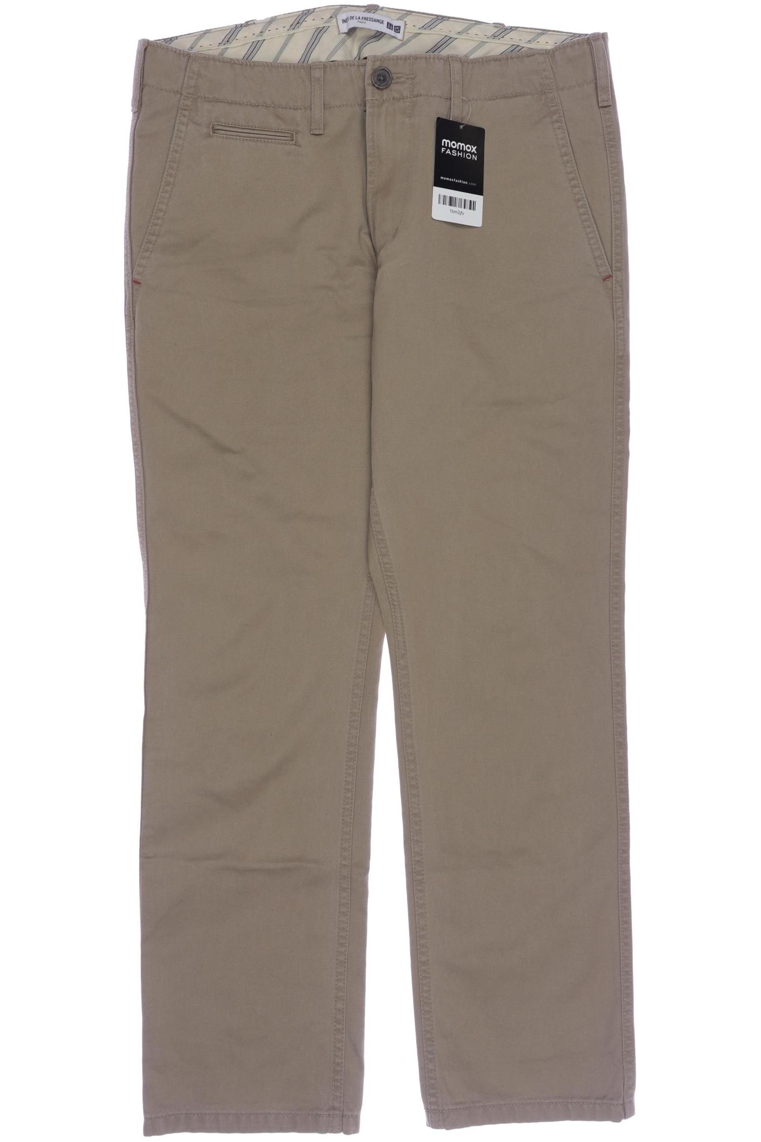 

uniqlo Damen Stoffhose, beige, Gr. 28