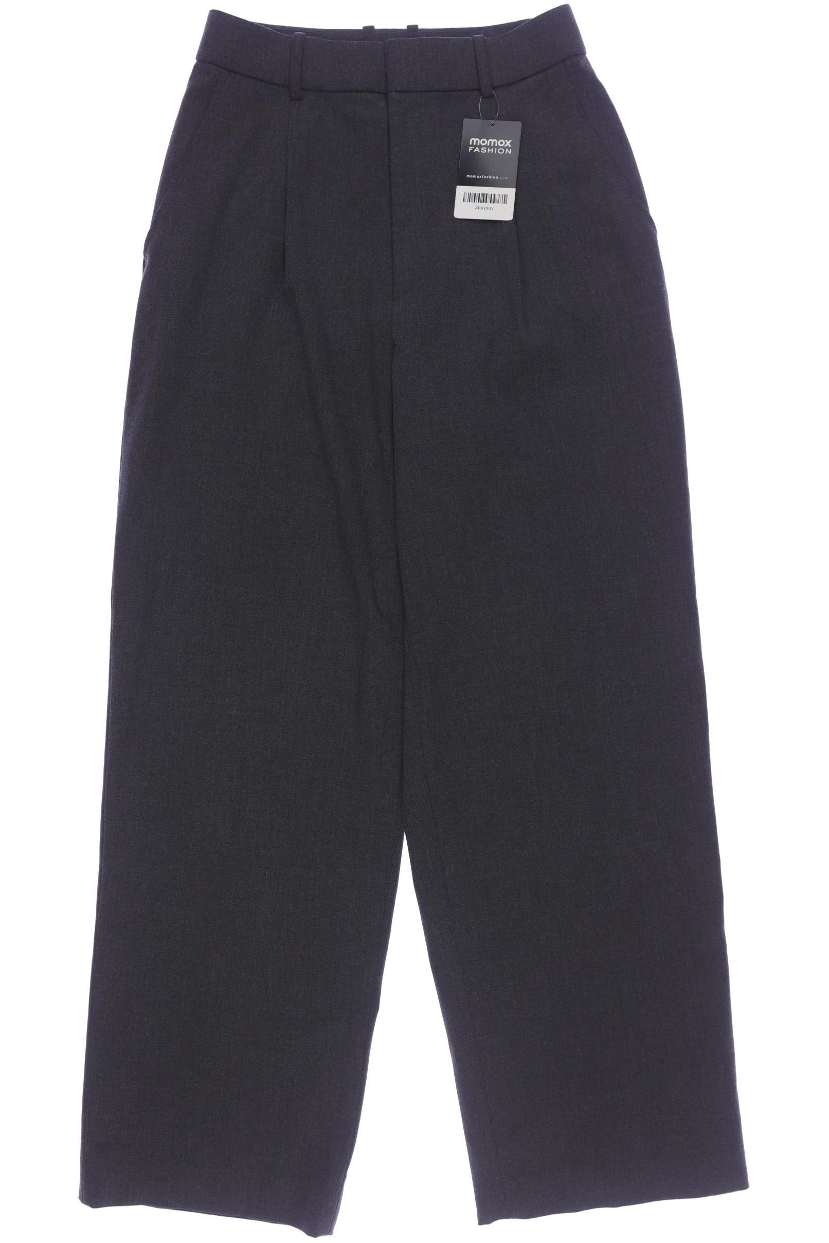 

uniqlo Damen Stoffhose, grau, Gr. 0