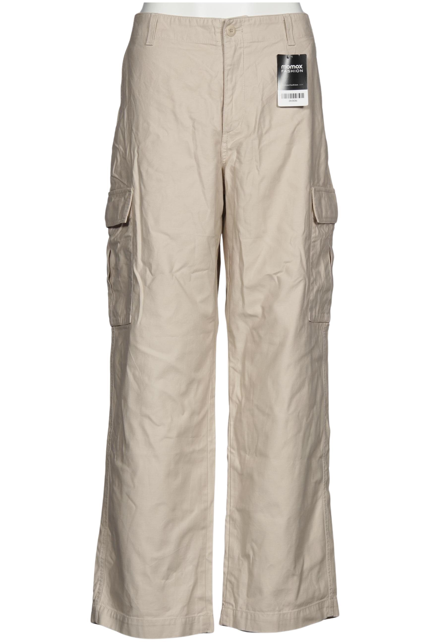 

uniqlo Damen Stoffhose, beige, Gr. 30