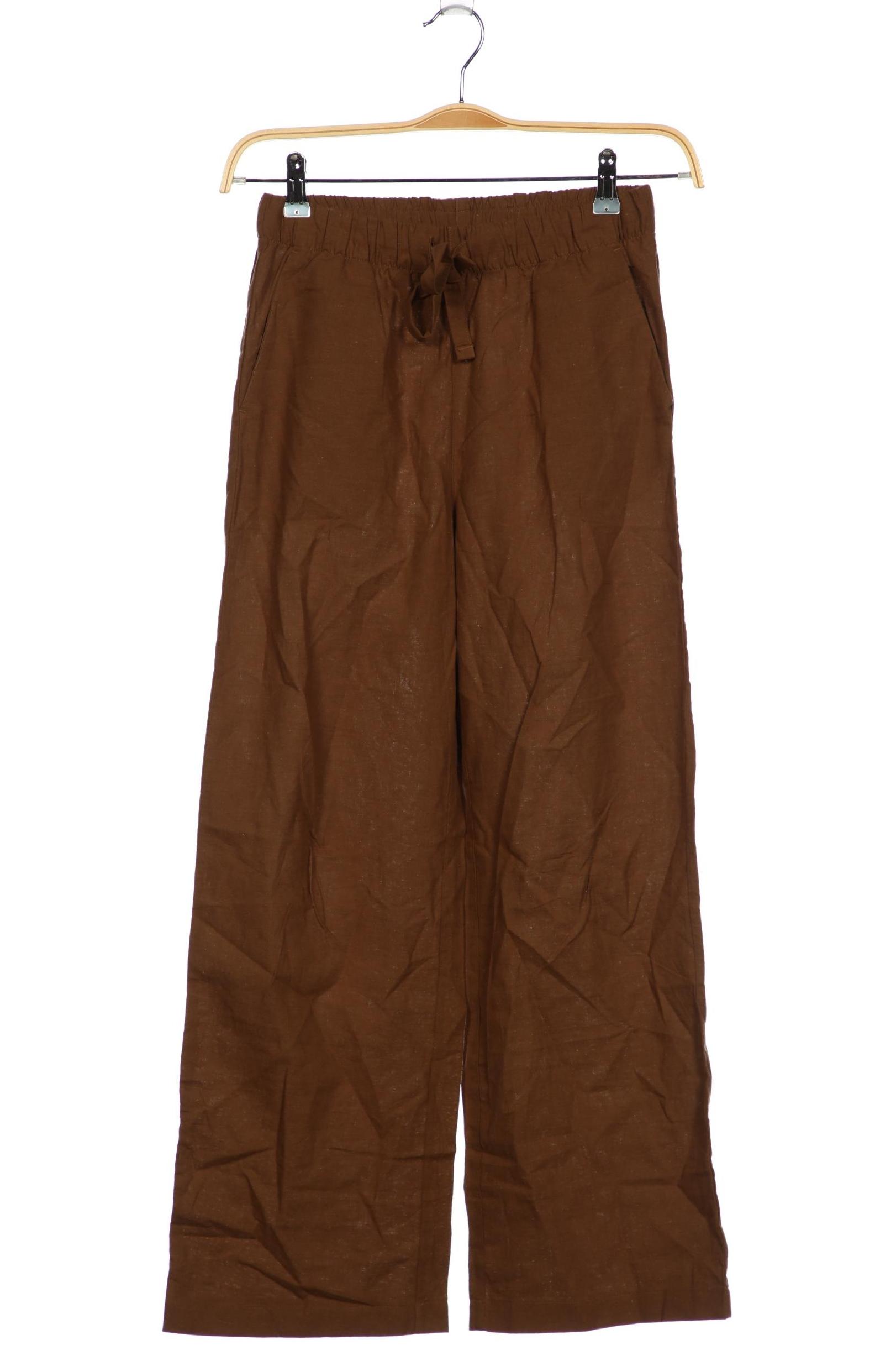 

uniqlo Damen Stoffhose, braun, Gr. 24