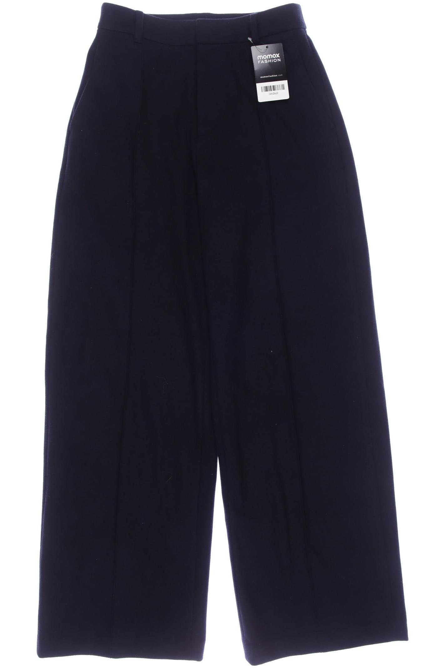 

uniqlo Damen Stoffhose, marineblau, Gr. 24