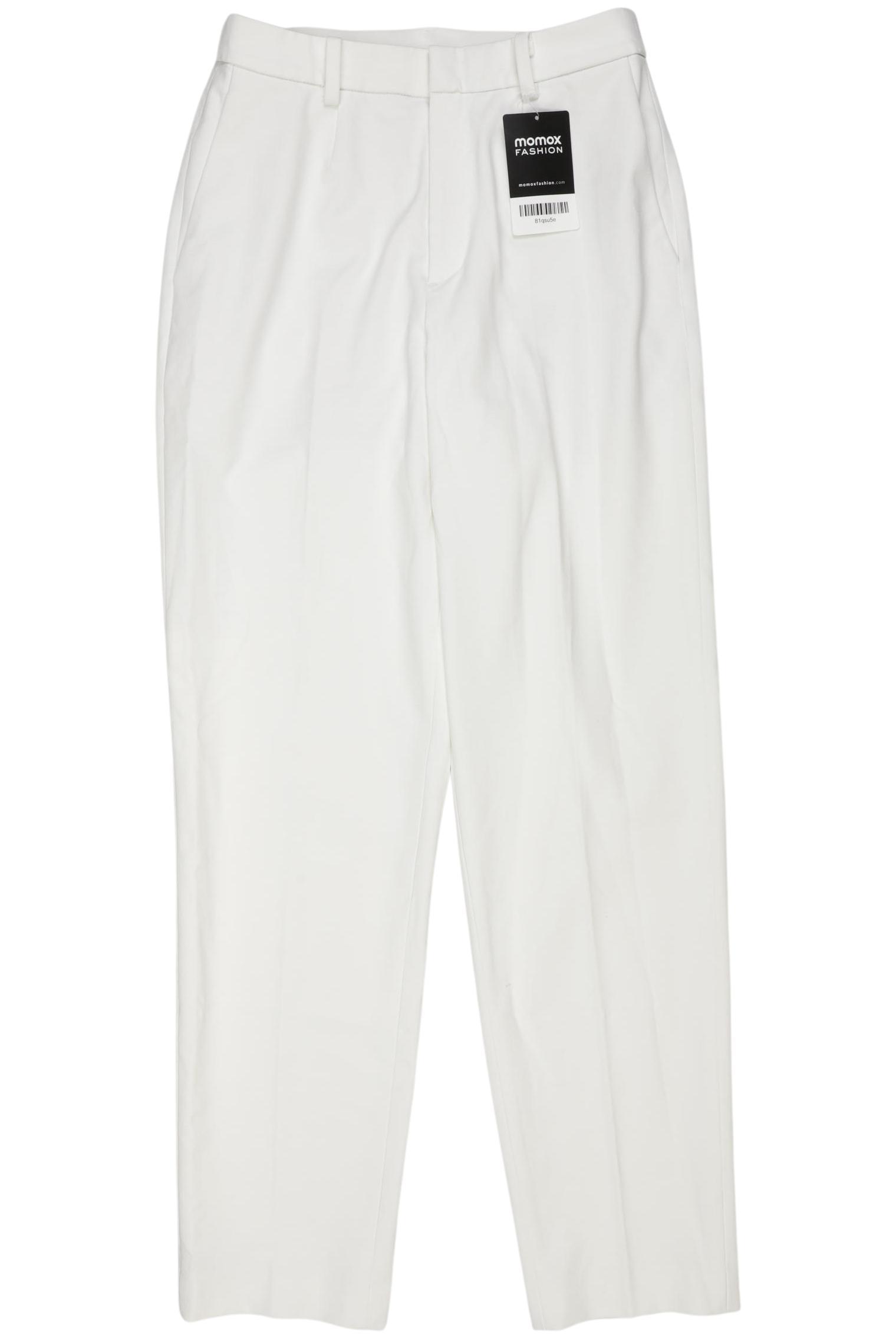 

uniqlo Damen Stoffhose, weiß, Gr. 24