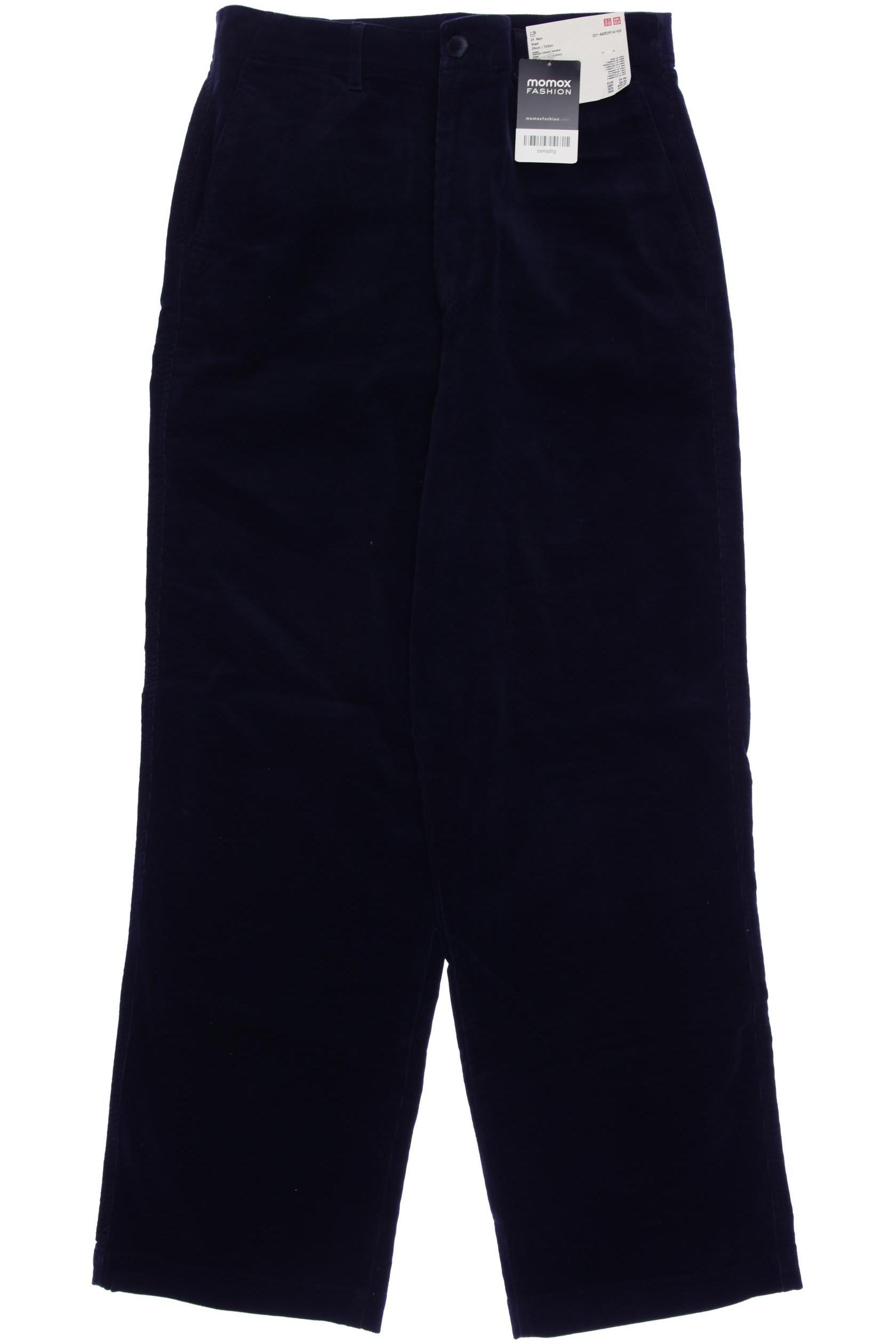 

uniqlo Damen Stoffhose, marineblau, Gr. 29