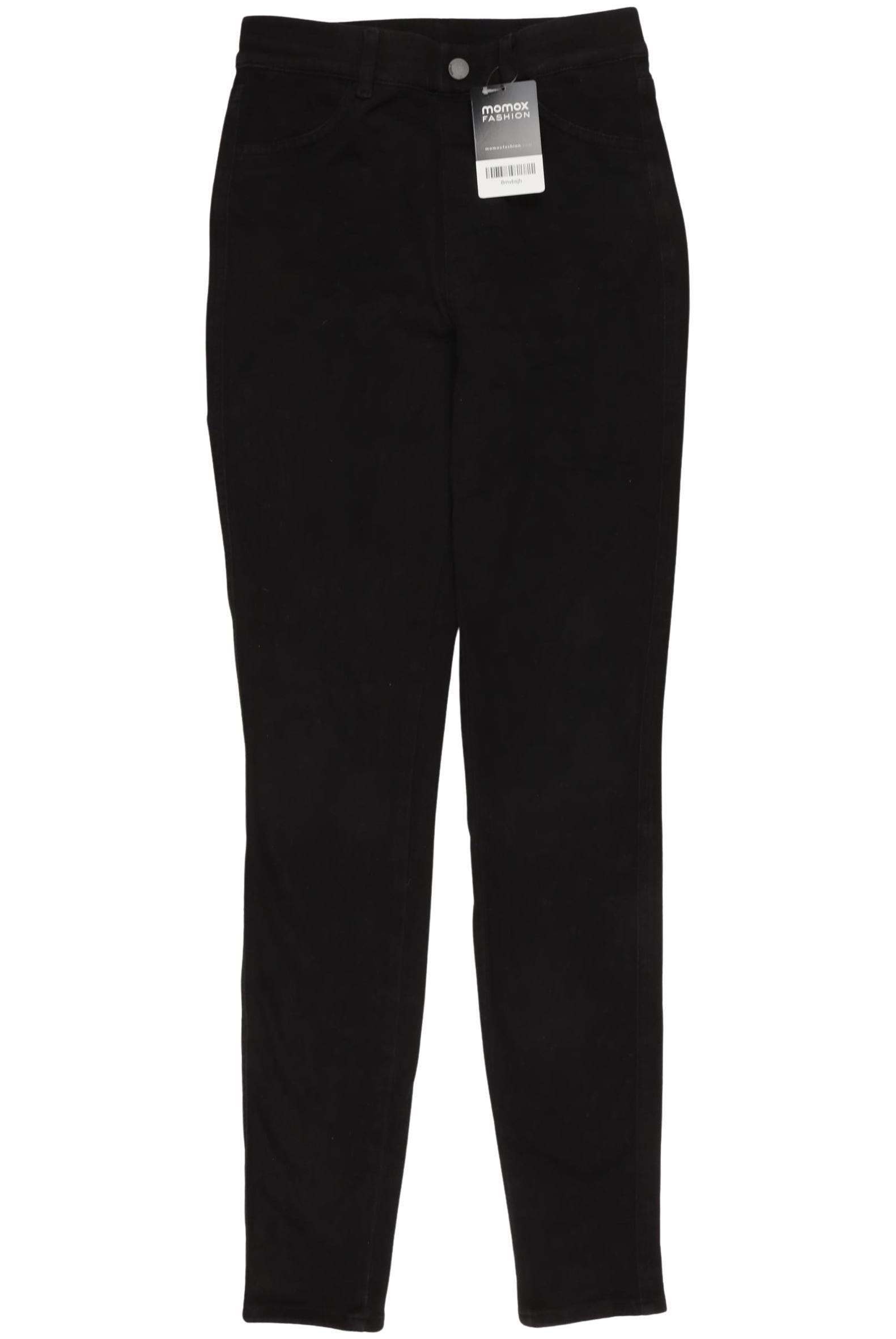 

uniqlo Damen Stoffhose, schwarz, Gr. 24