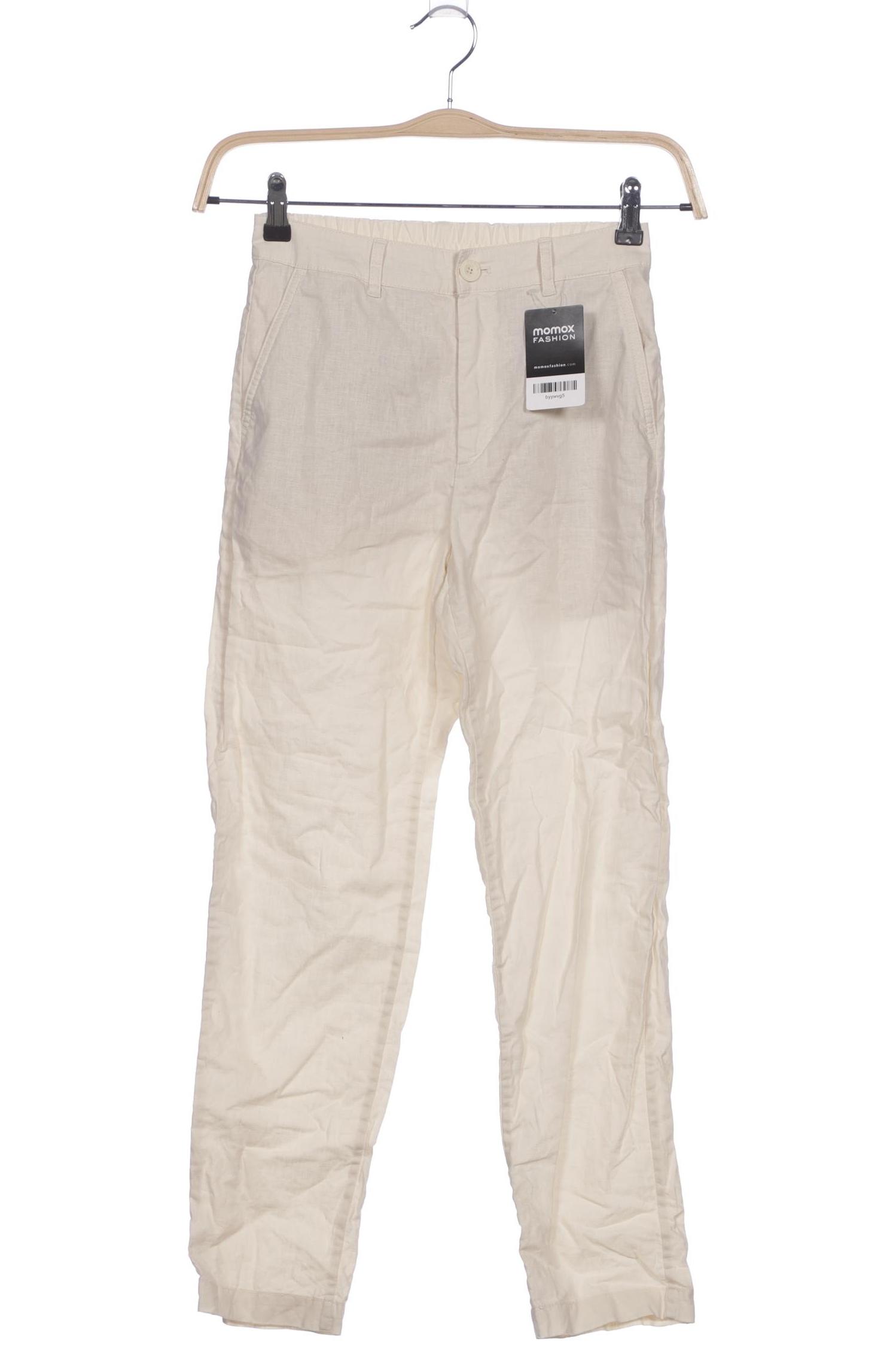 

uniqlo Damen Stoffhose, cremeweiß, Gr. 0