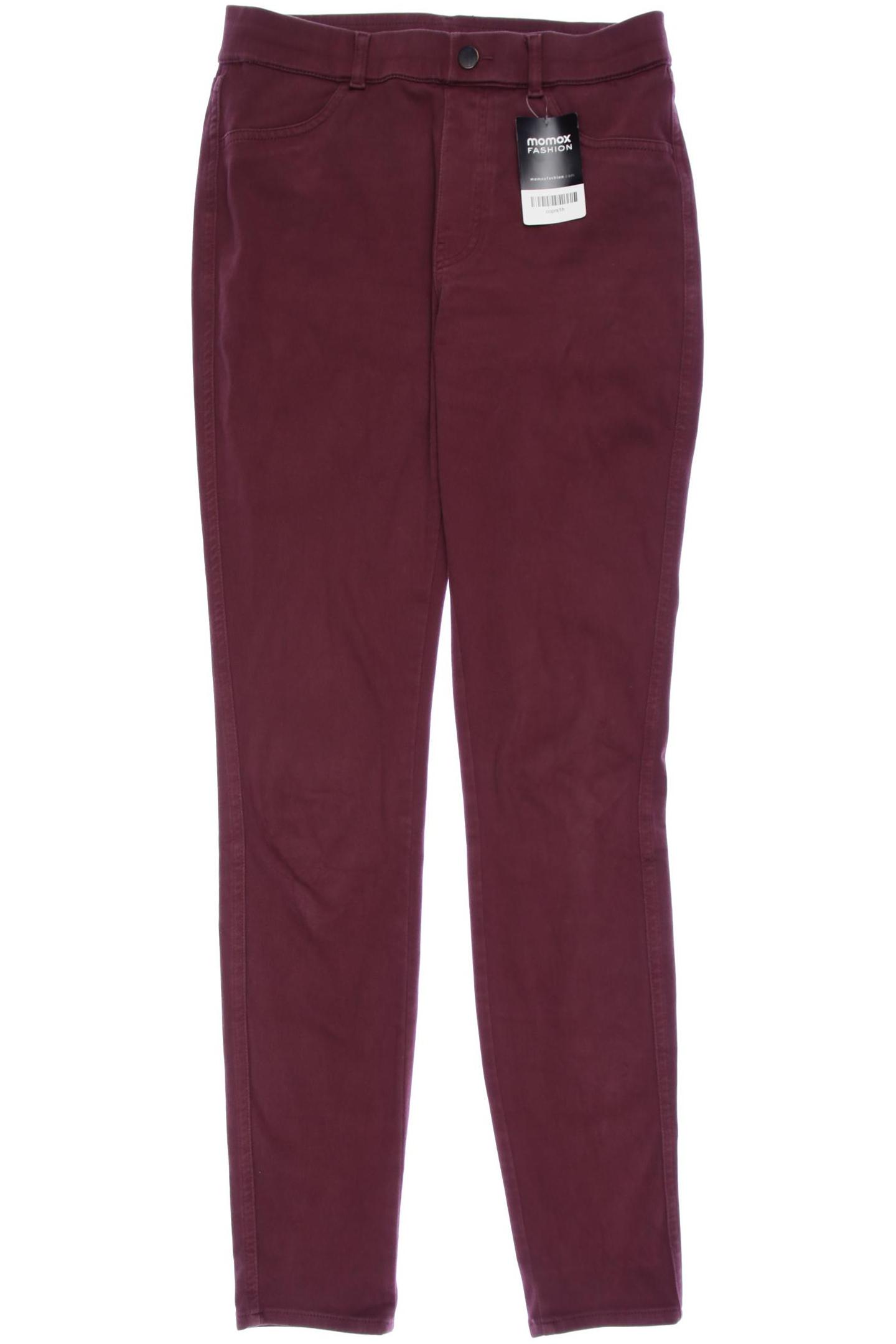 

uniqlo Damen Stoffhose, bordeaux, Gr. 28