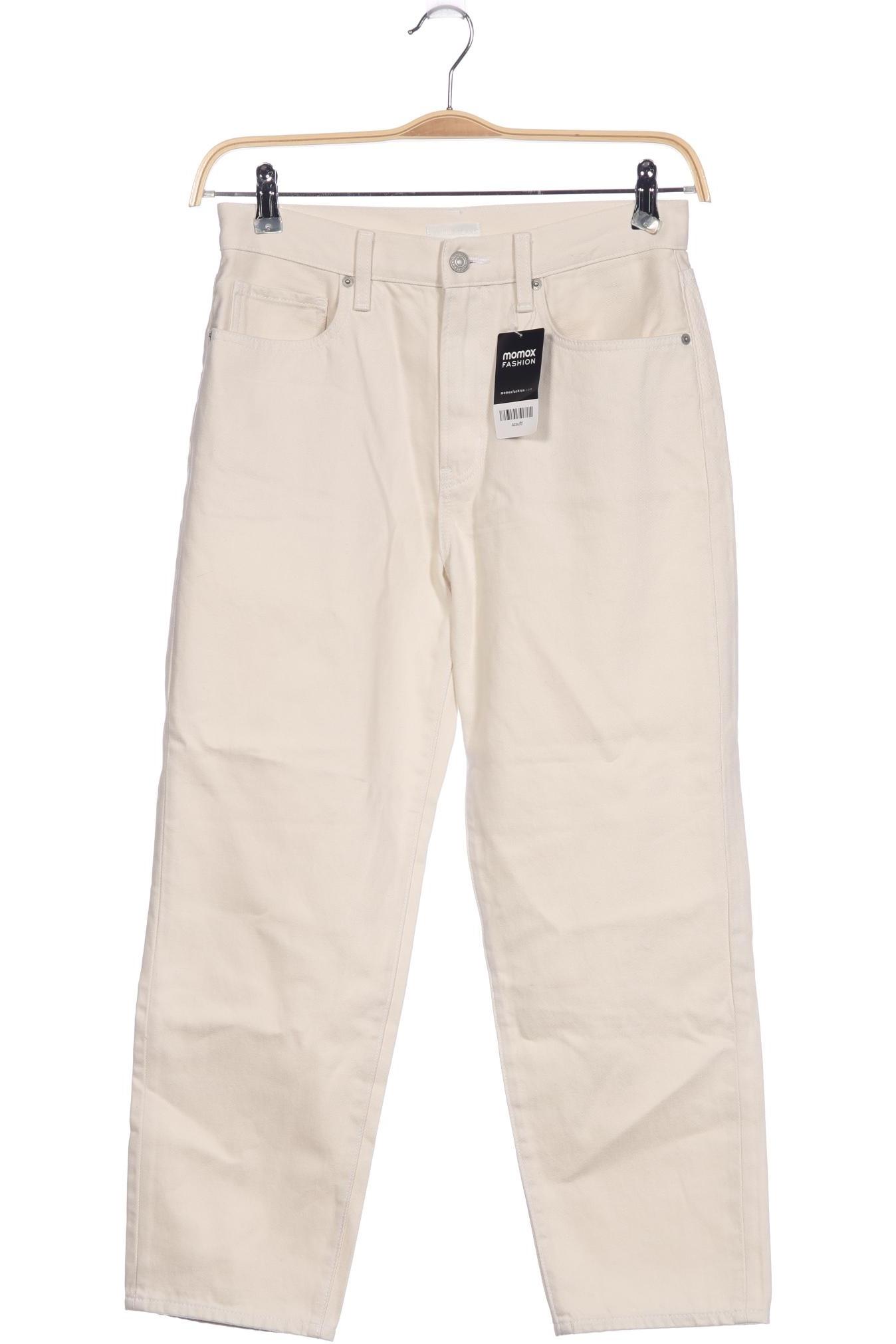 

uniqlo Damen Stoffhose, cremeweiß, Gr. 26