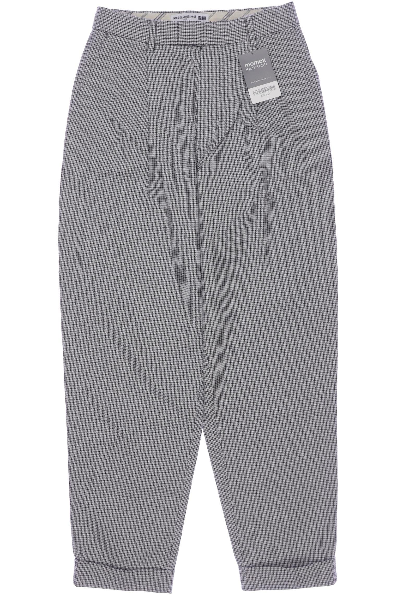 

uniqlo Damen Stoffhose, grau, Gr. 24