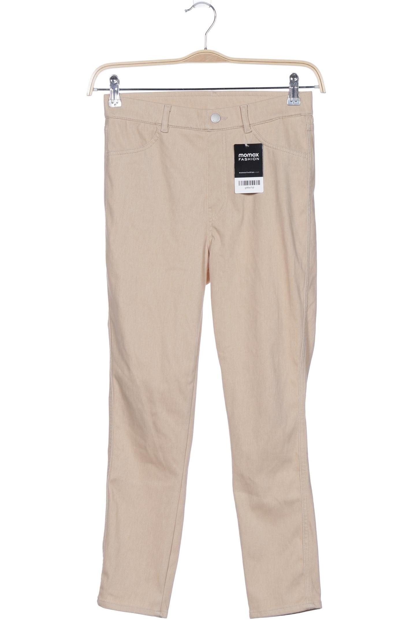 

uniqlo Damen Stoffhose, beige, Gr. 0