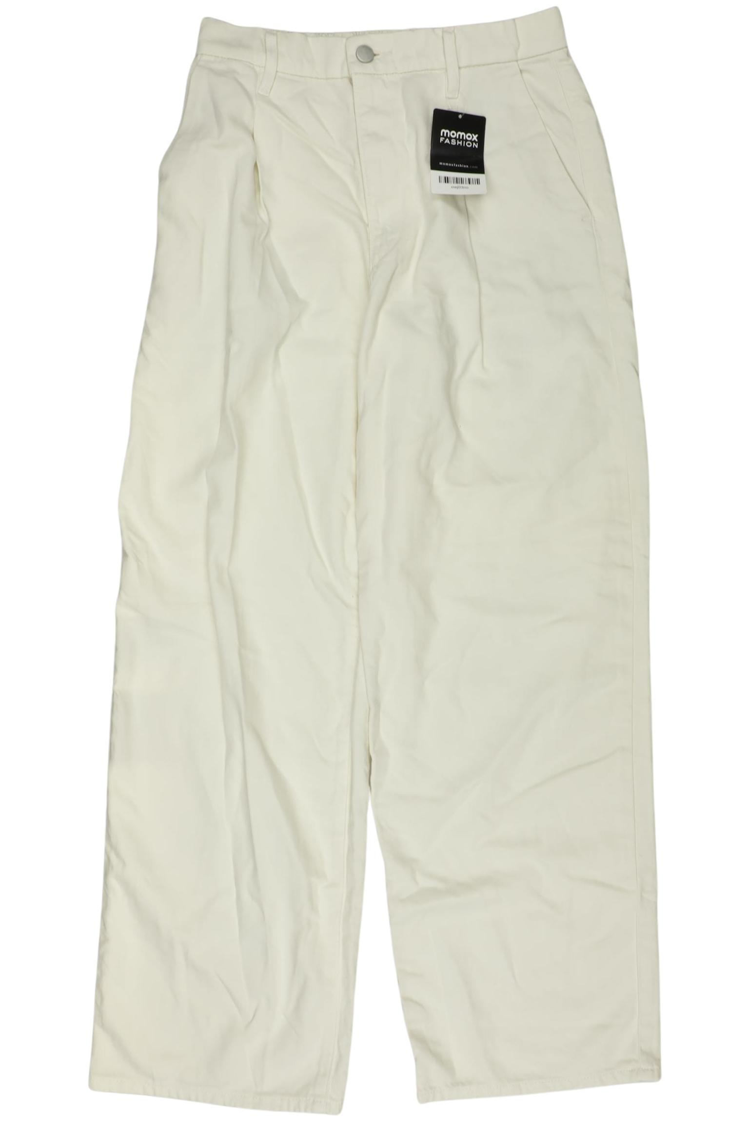 

uniqlo Damen Stoffhose, cremeweiß, Gr. 24