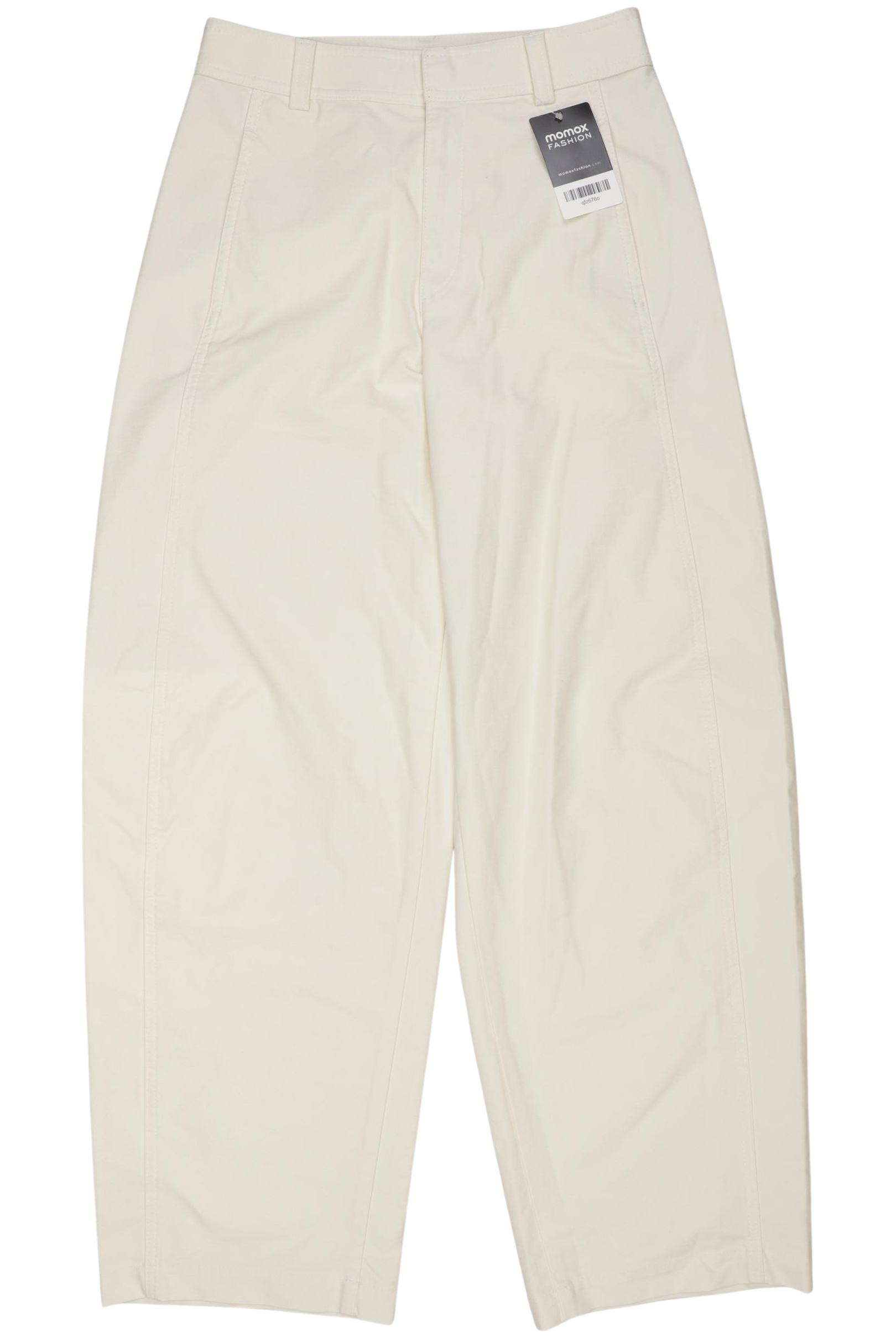 

uniqlo Damen Stoffhose, cremeweiß, Gr. 24