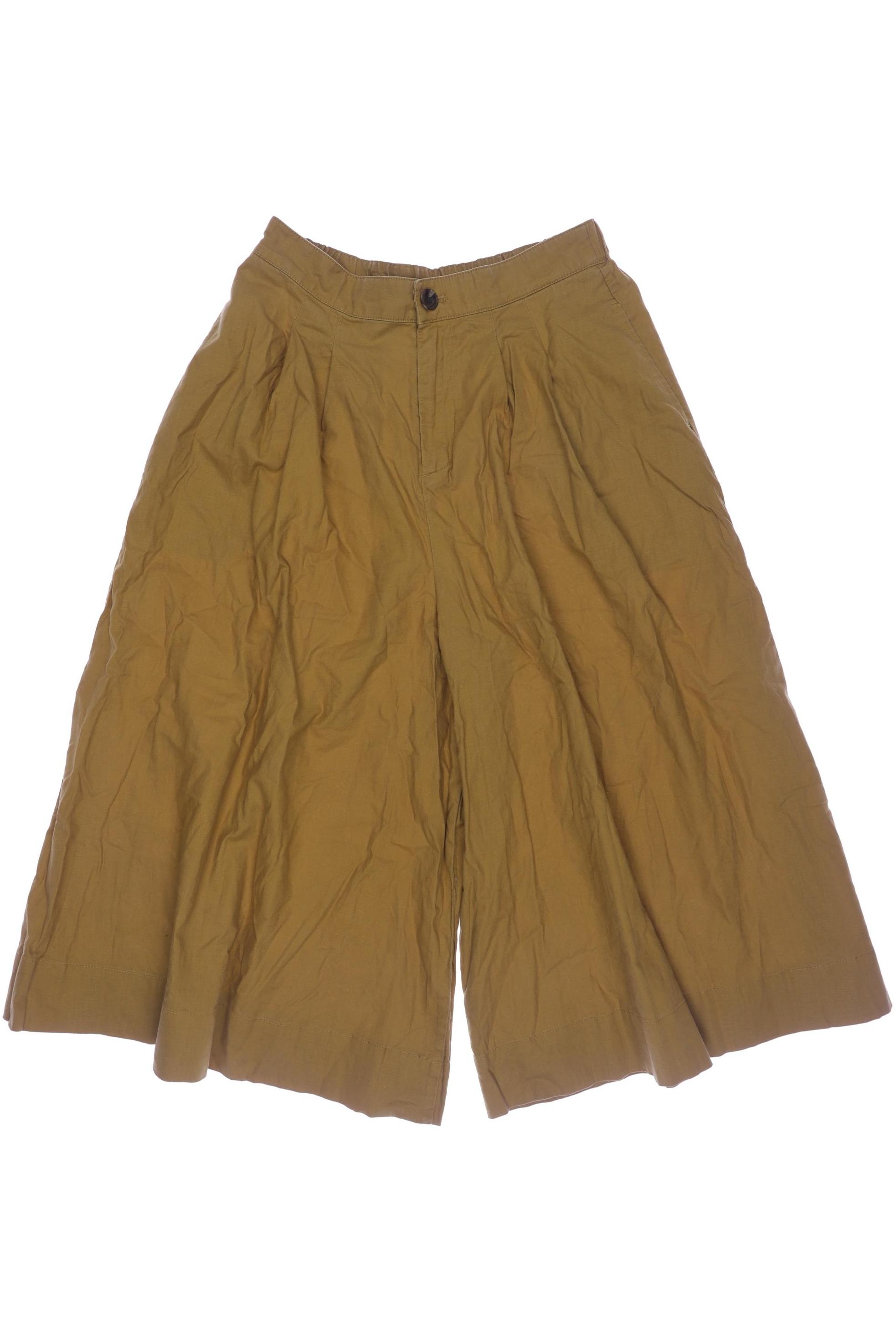 

uniqlo Damen Stoffhose, gelb, Gr. 28