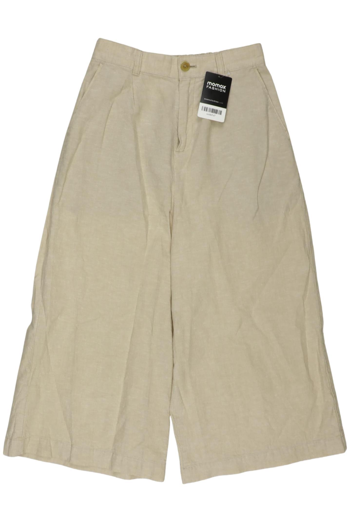 

uniqlo Damen Stoffhose, beige, Gr. 24