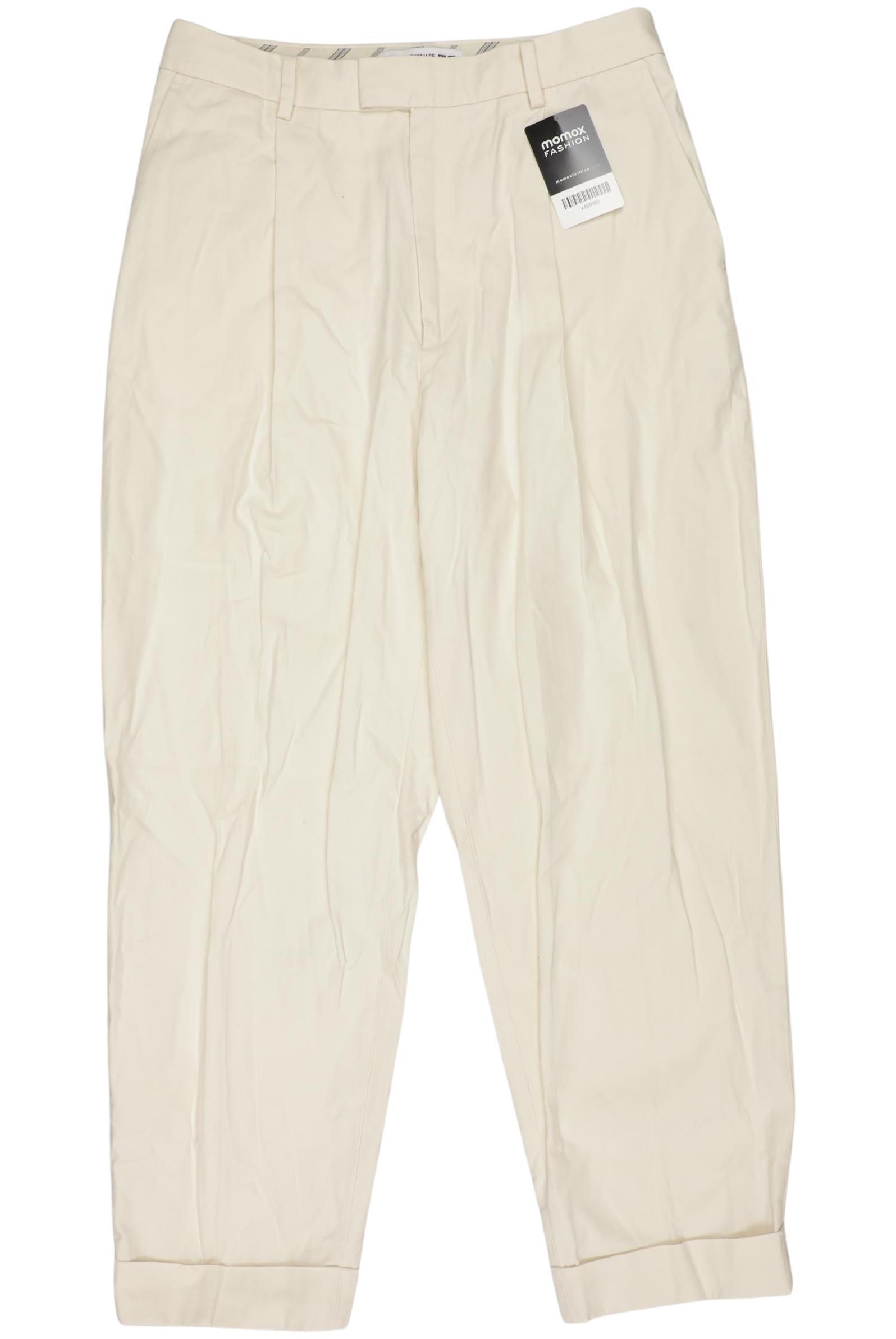 

uniqlo Damen Stoffhose, cremeweiß, Gr. 28
