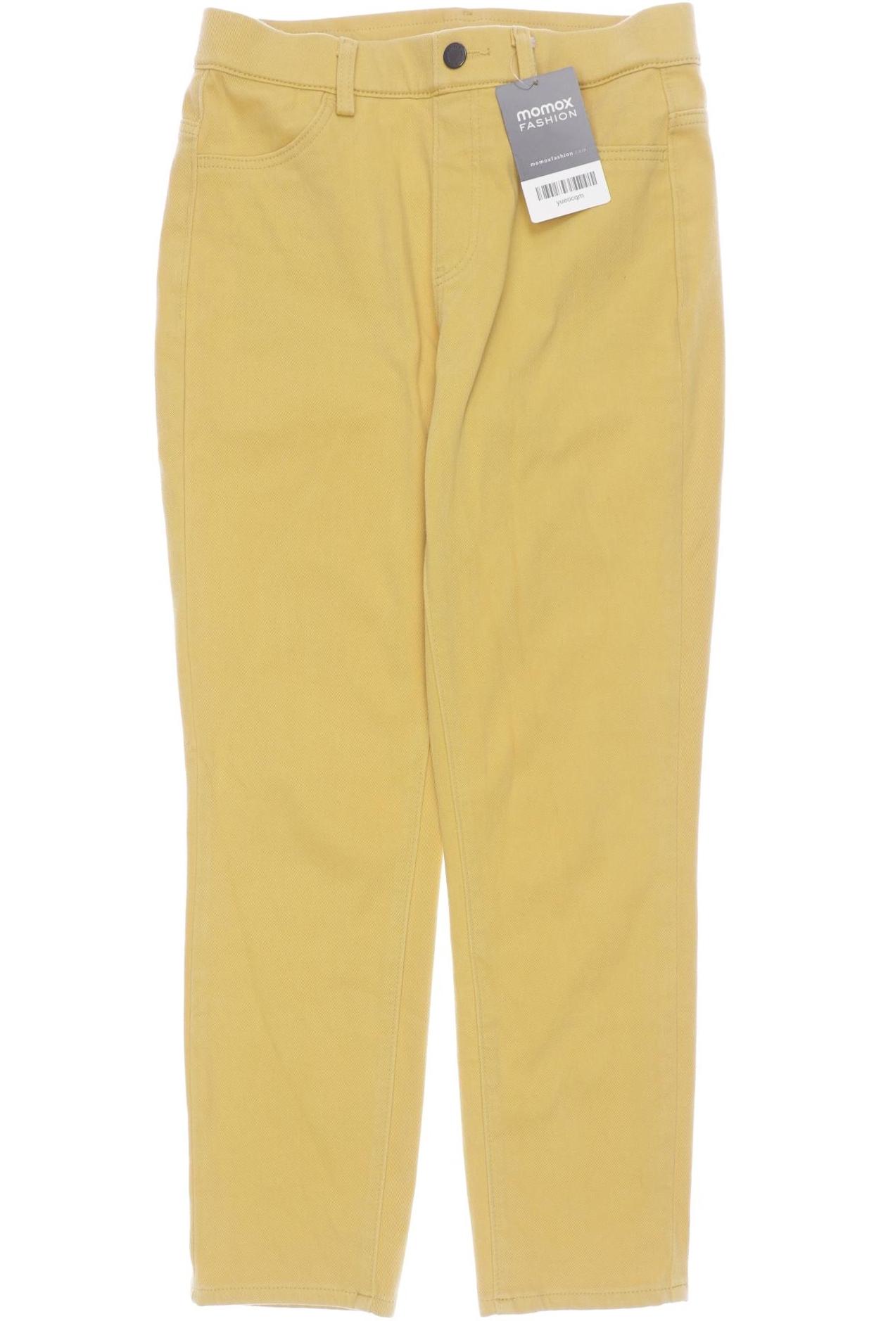 

uniqlo Damen Stoffhose, gelb, Gr. 24