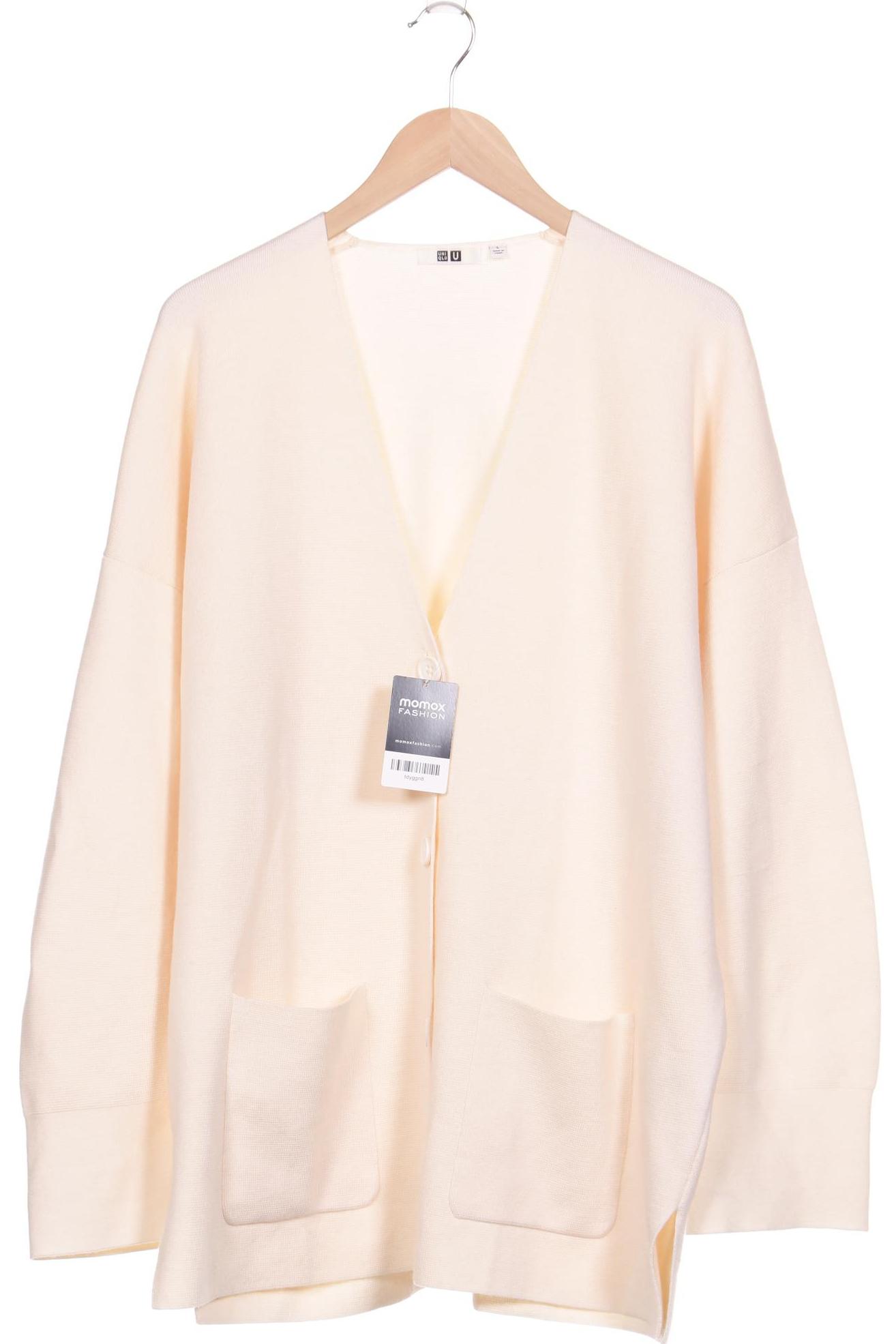 

uniqlo Damen Strickjacke, cremeweiß