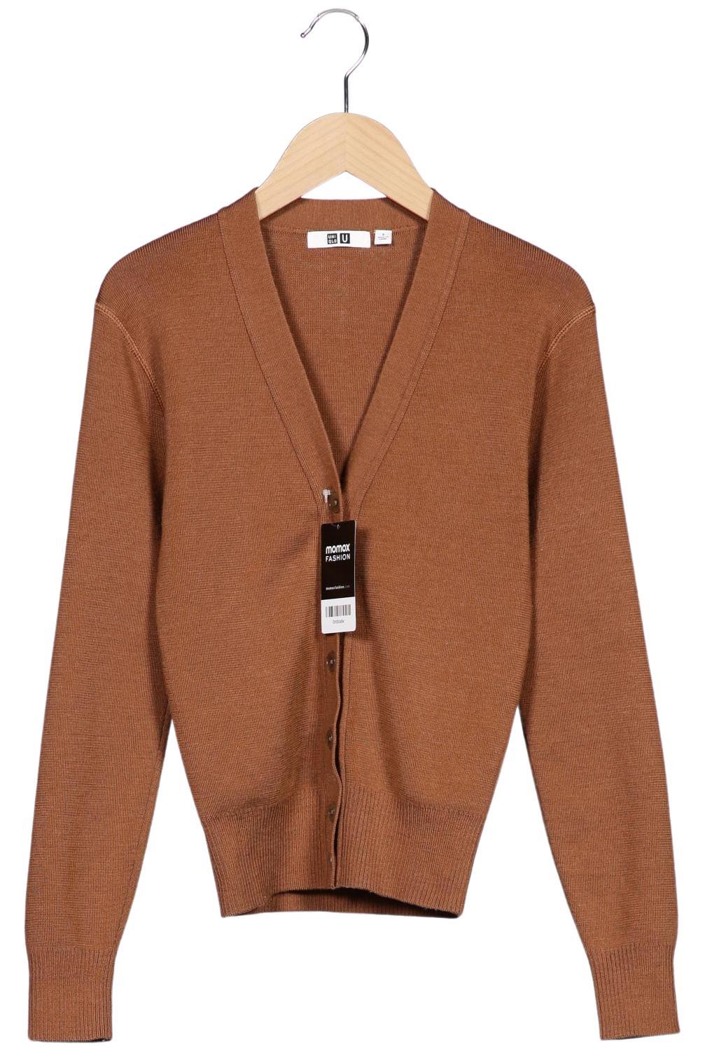 

uniqlo Damen Strickjacke, braun, Gr. 36