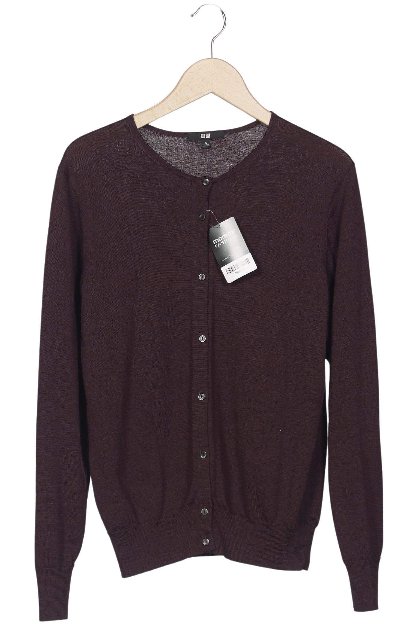 

uniqlo Damen Strickjacke, bordeaux, Gr. 44