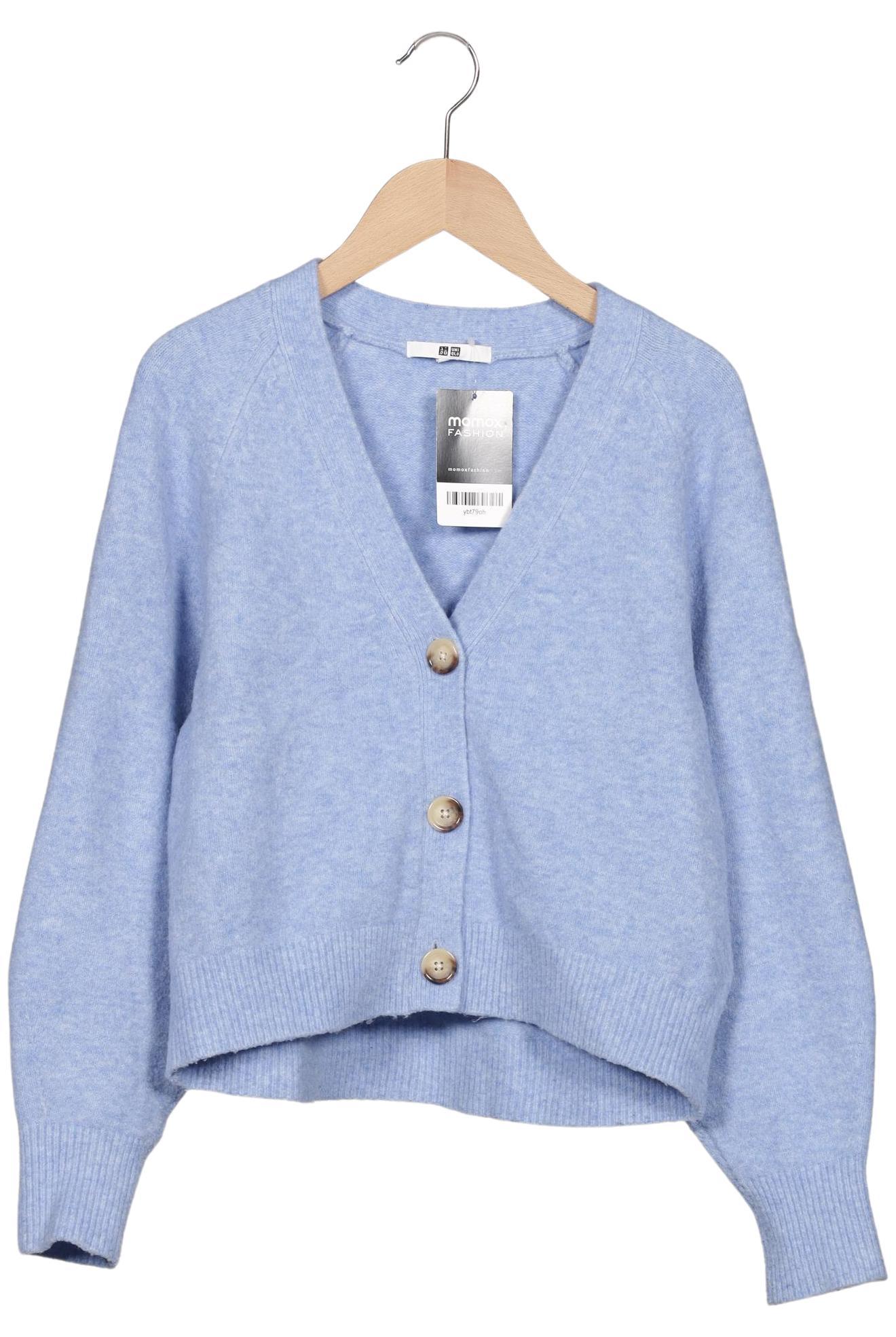 

uniqlo Damen Strickjacke, hellblau, Gr. 32