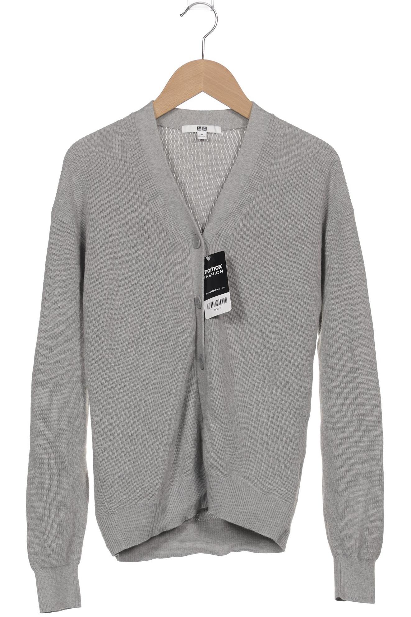 

uniqlo Damen Strickjacke, grau, Gr. 34