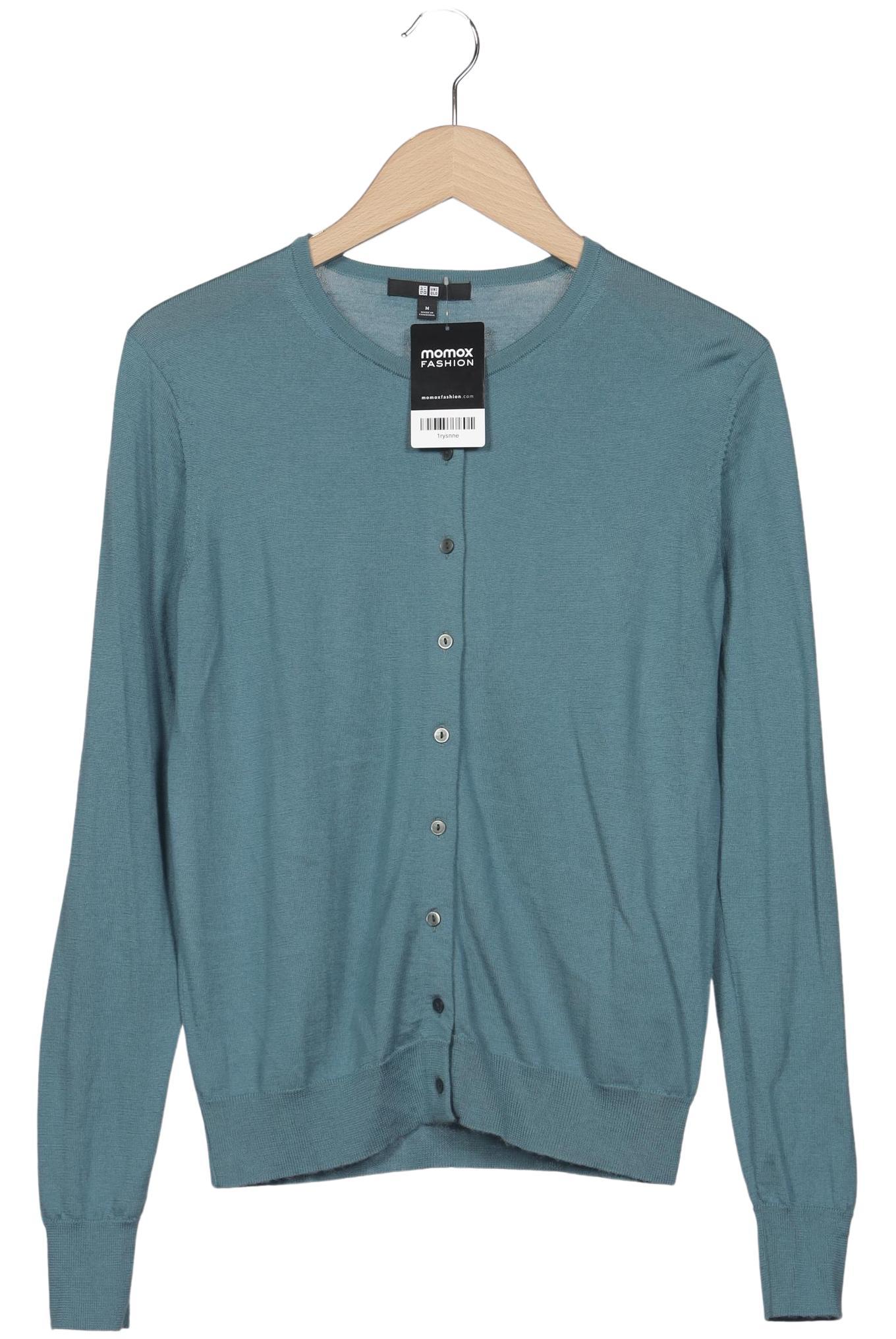 

uniqlo Damen Strickjacke, türkis, Gr. 38
